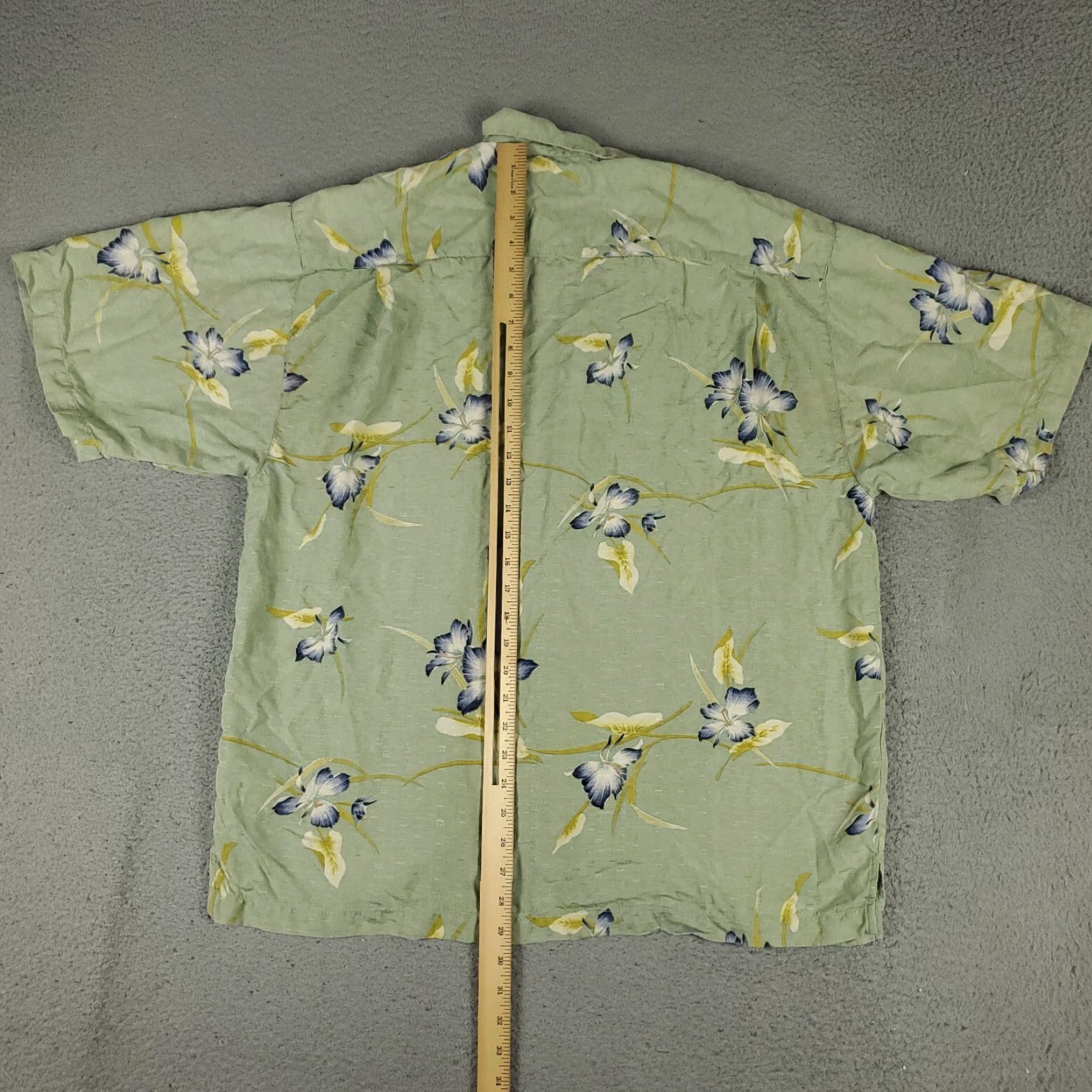 Tommy Bahama Tommy Bahama Shirt Mens Large Green Floral Silk Camp Collar Hawaiian Button Up Size US L / EU 52-54 / 3 - 4 Thumbnail