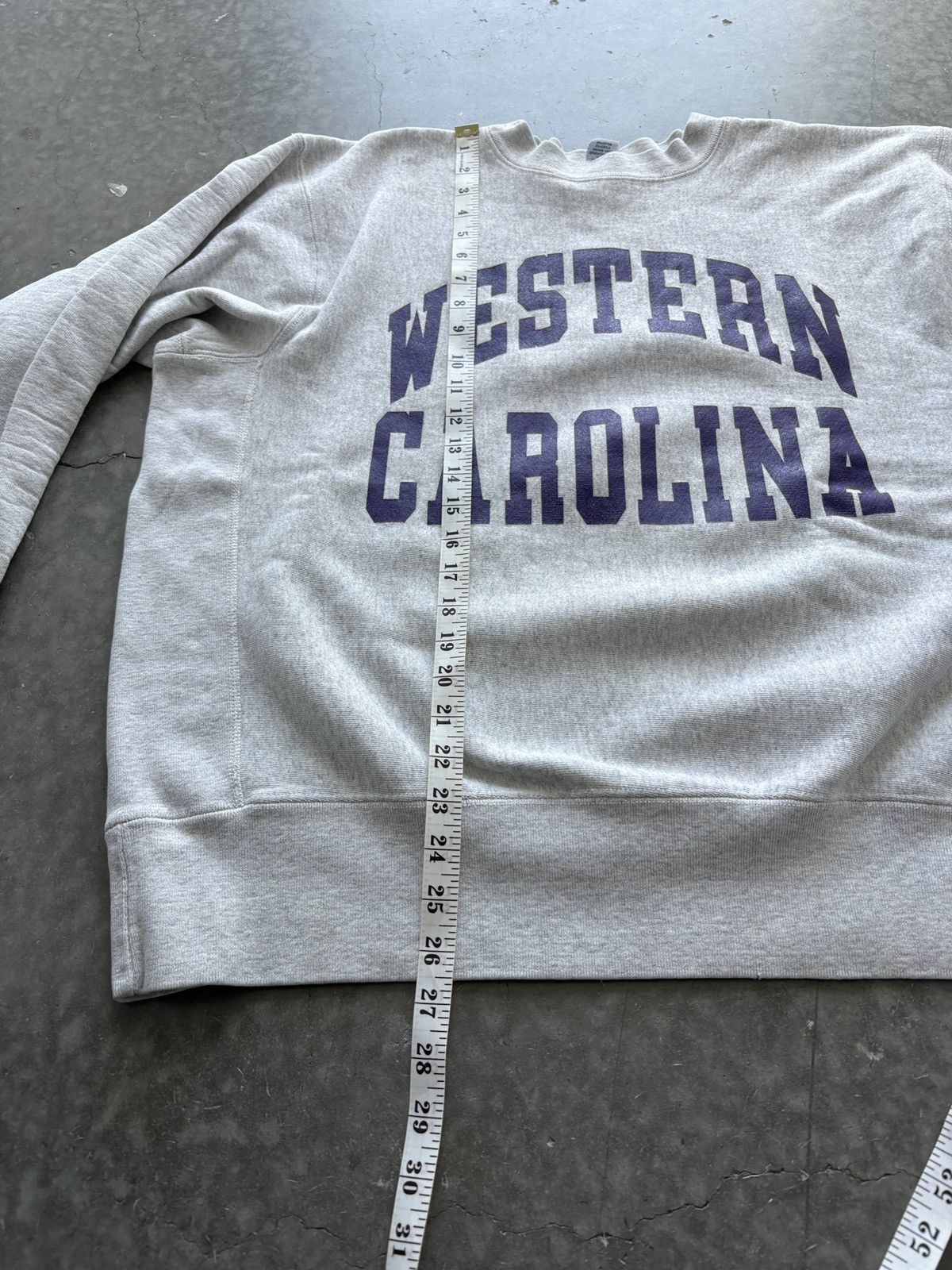 Soffe Vintage 90s Western Carolina Reverse Weave Style Sweatshirt Size US L / EU 52-54 / 3 - 13 Thumbnail
