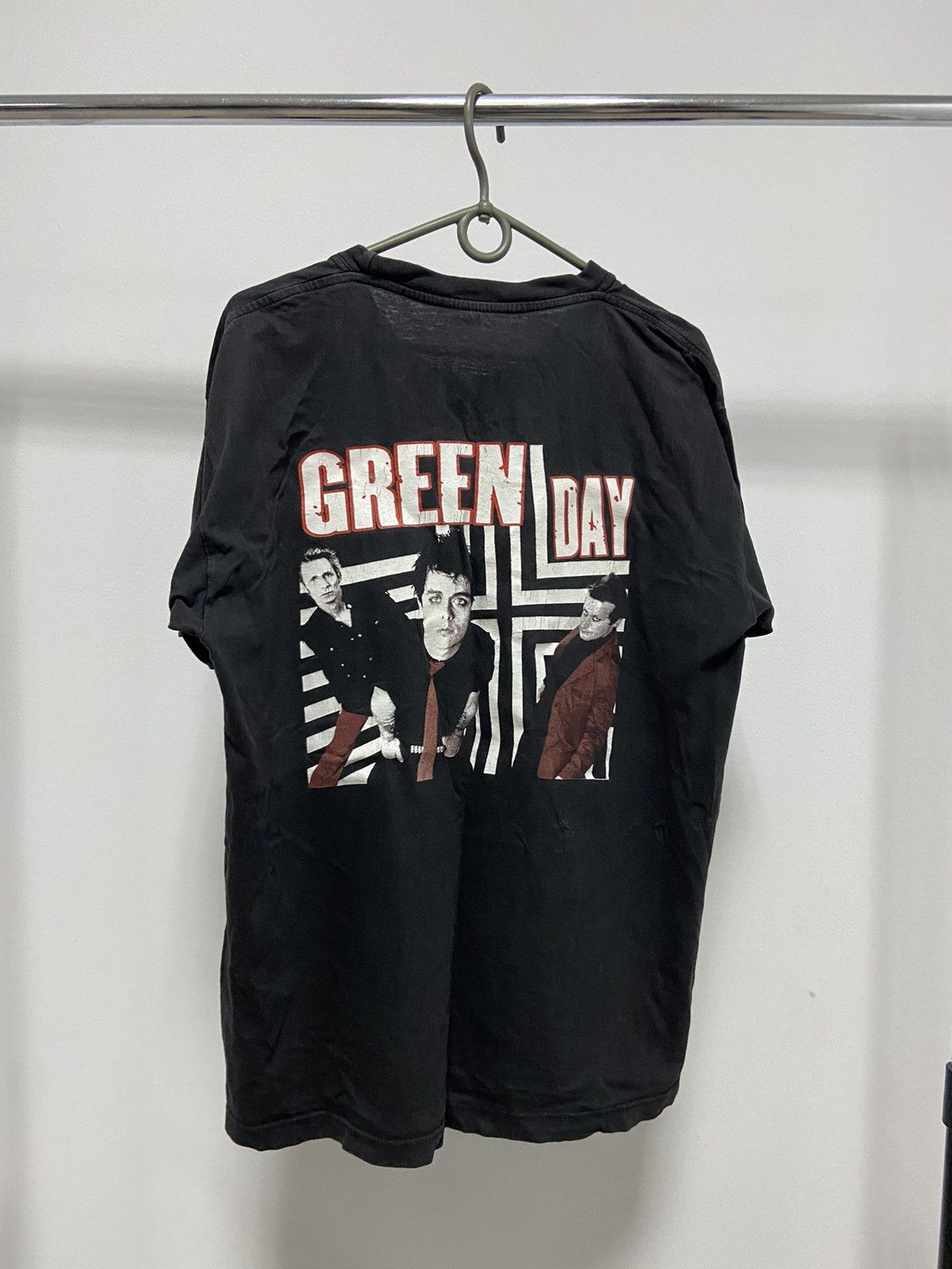 Green Day Vintage Big Logo T Shirt Rock American Idiot 2005