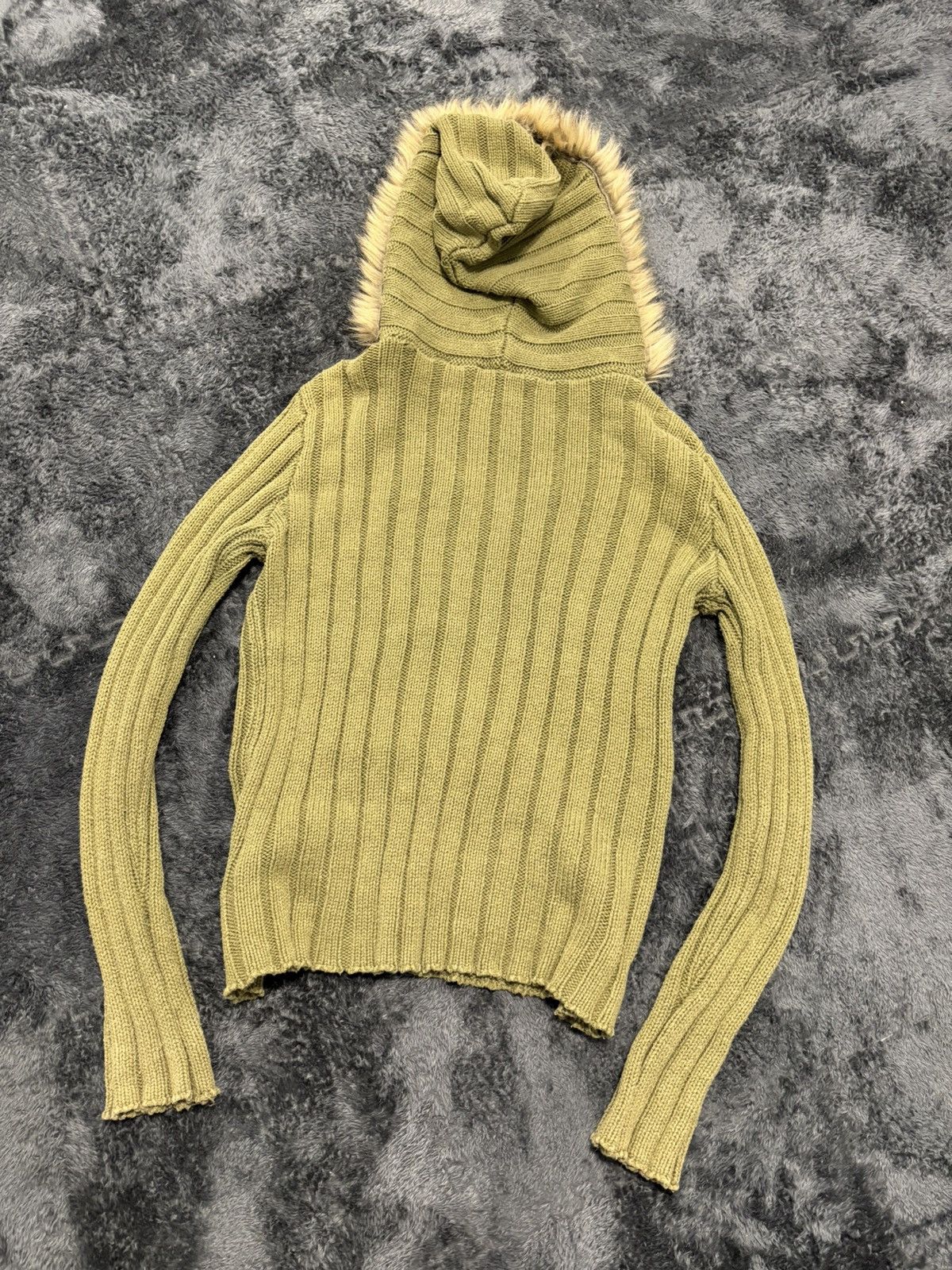 Le Grande Bleu (L.G.B.) Vintage LGB If Six Was Nine Style Fur Slim Sweater Size M / US 6-8 / IT 42-44 - 4 Thumbnail