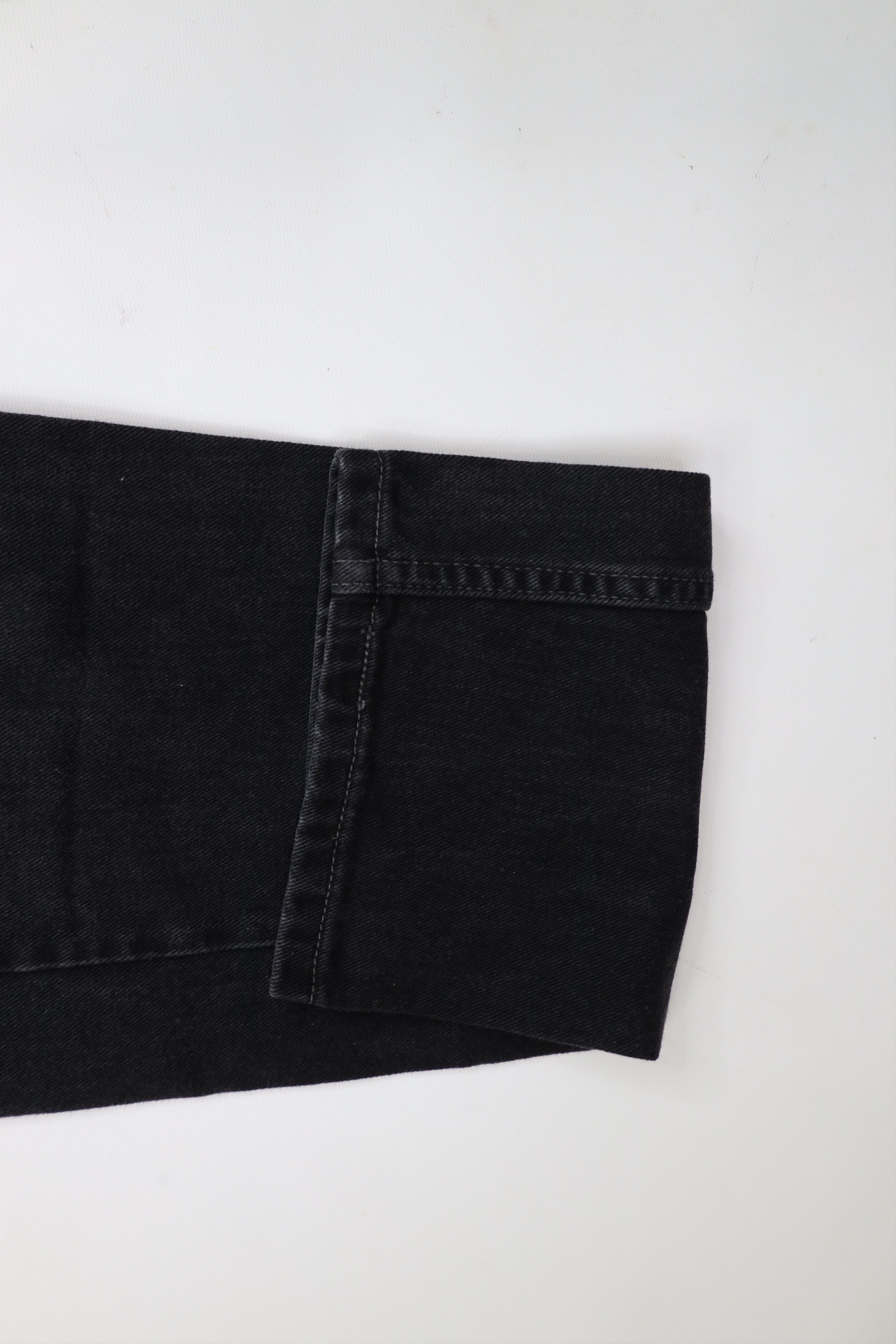Levi's × Vintage Vintage Y2K 2000 Levis 550 Fit Denim Jeans Black Cotton Size US 29 - 5 Thumbnail