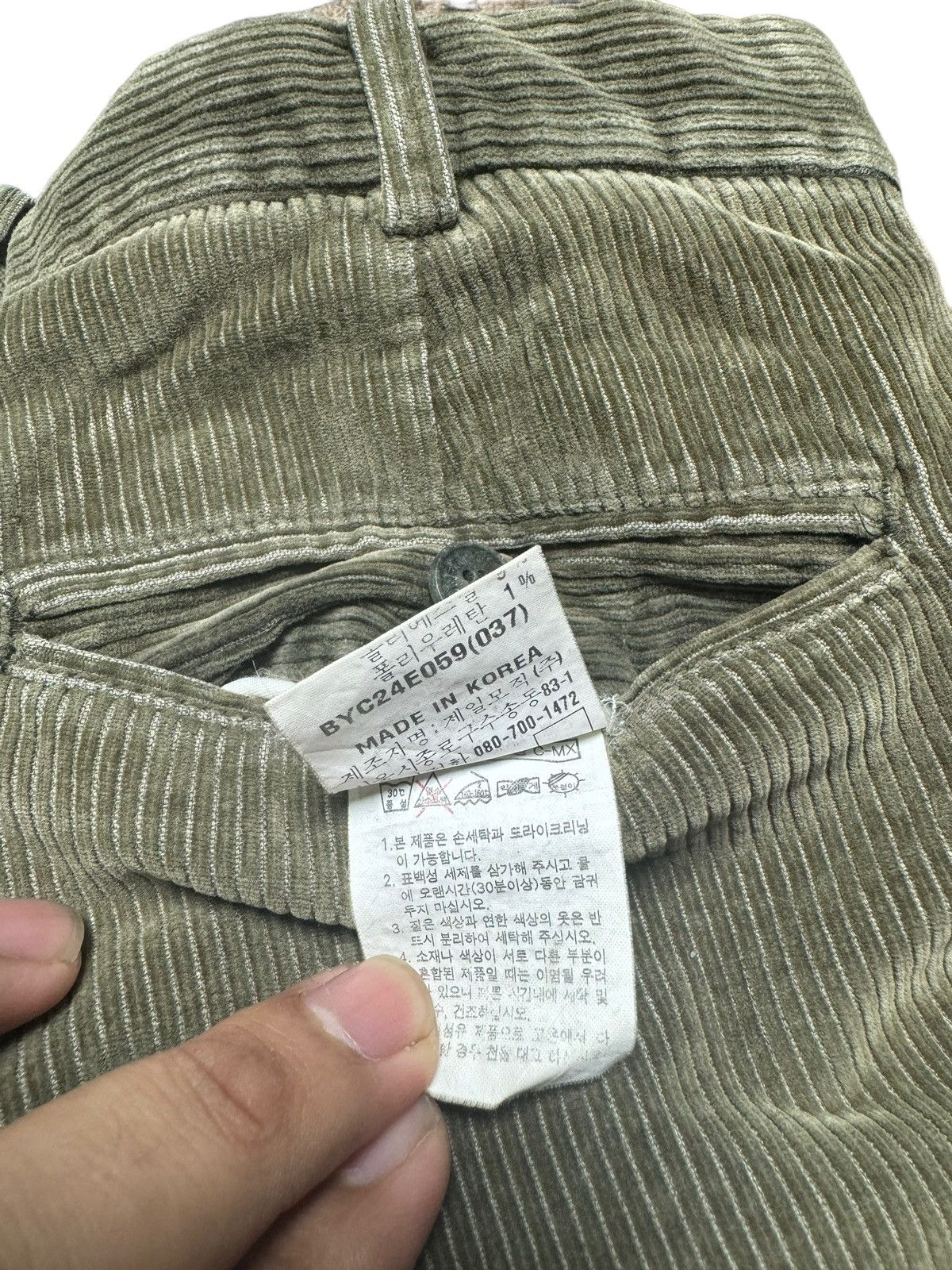 Yves Saint Laurent VINTAGE YSL YVES SAINT LAURENT CORDUROY PANT Size US 34 / EU 50 - 16 Thumbnail