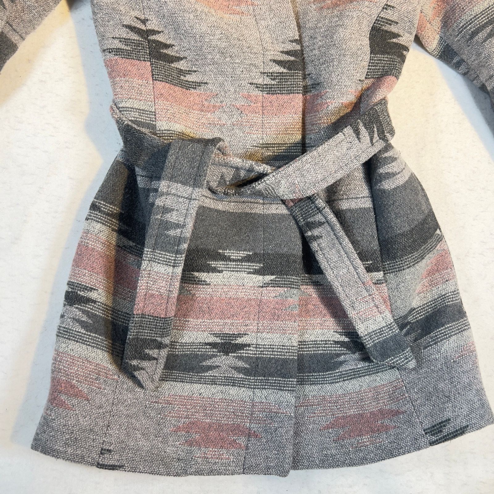 Other Coffee Shop Kids Mid Length Coat Girl XL Belted DEEEP Hood Size XL / US 12-14 / IT 48-50 - 3 Thumbnail