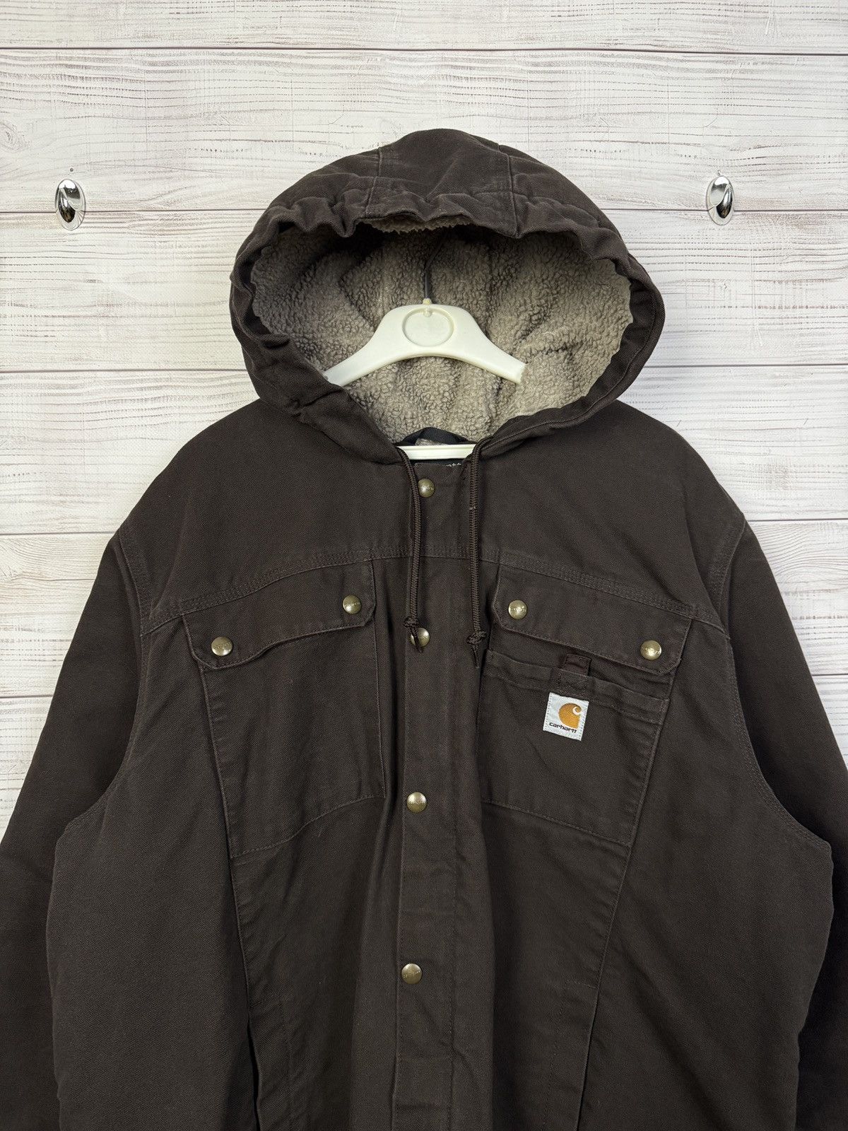 Carhartt Vintage Carhartt Parka Jacket Y2K Size L Size US XL / EU 56 / 4 - 2 Thumbnail