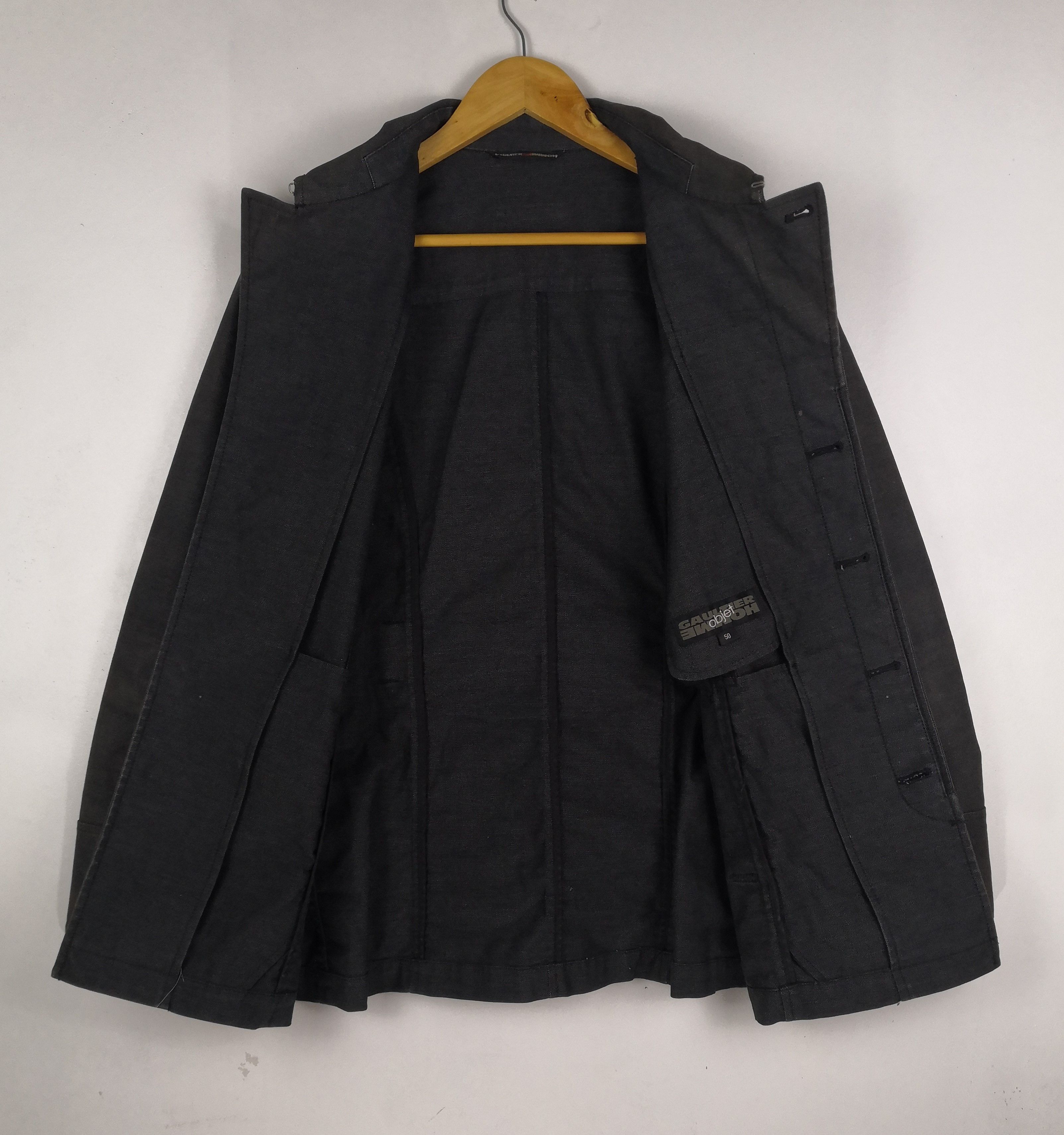 Jean Paul Gaultier Vintage 90s Jean Paul Gaultier Hard Canvas Jacket JPG Size US M / EU 48-50 / 2 - 3 Thumbnail