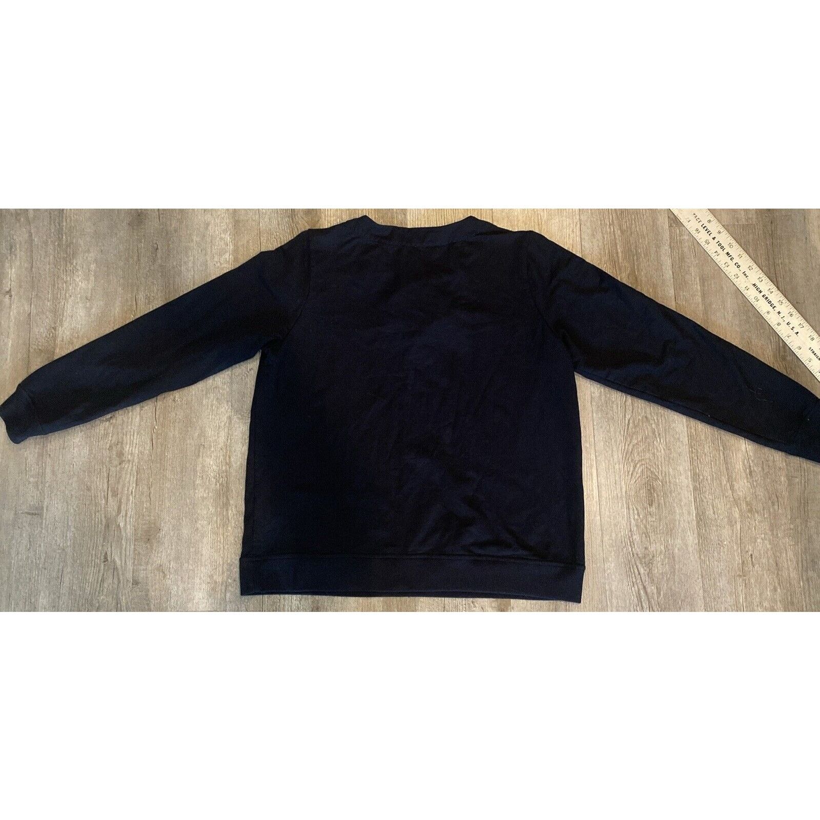 Calvin Klein Calvin Klein Black V Neck Long Sleeve Tunic Top-Size Large Size L / US 10 / IT 46 - 5 Thumbnail