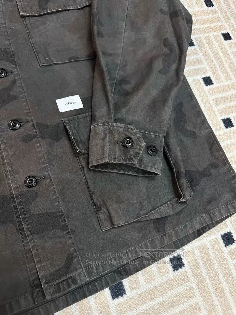 Wtaps Wtaps Dark Camo Washed Four-pocket Shirt Size US M / EU 48-50 / 2 - 3 Thumbnail