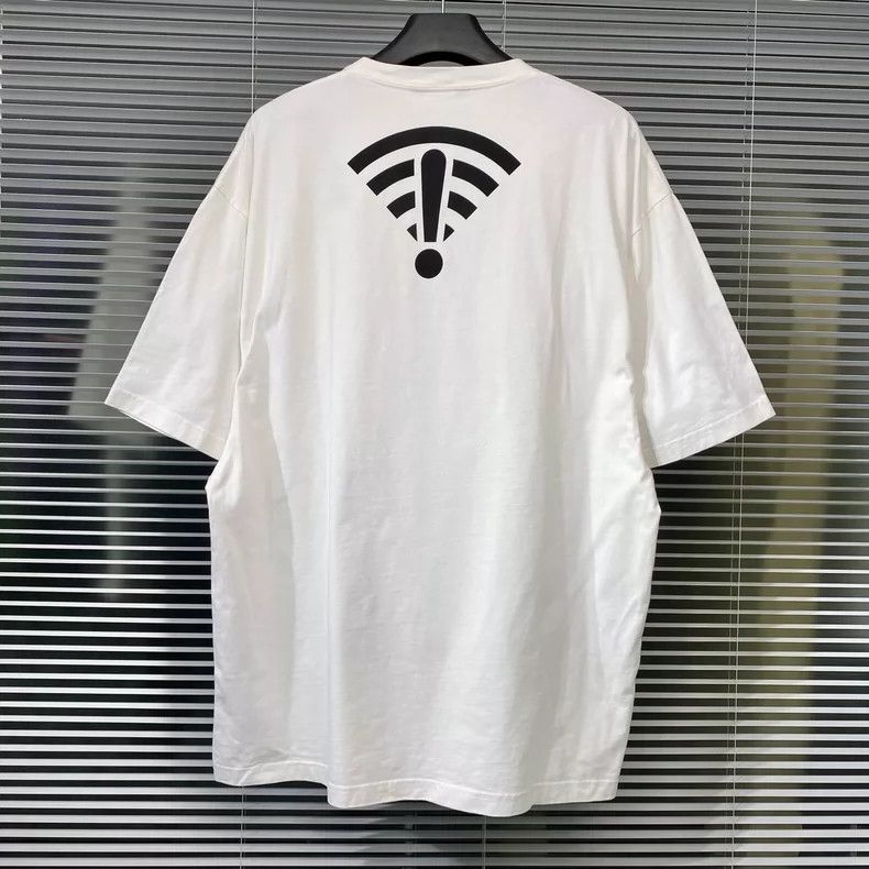 Balenciaga Balenciaga Short Sleeve T-Shirt with Arrow and WiFi Signal Size US XS / EU 42 / 0 - 2 Thumbnail