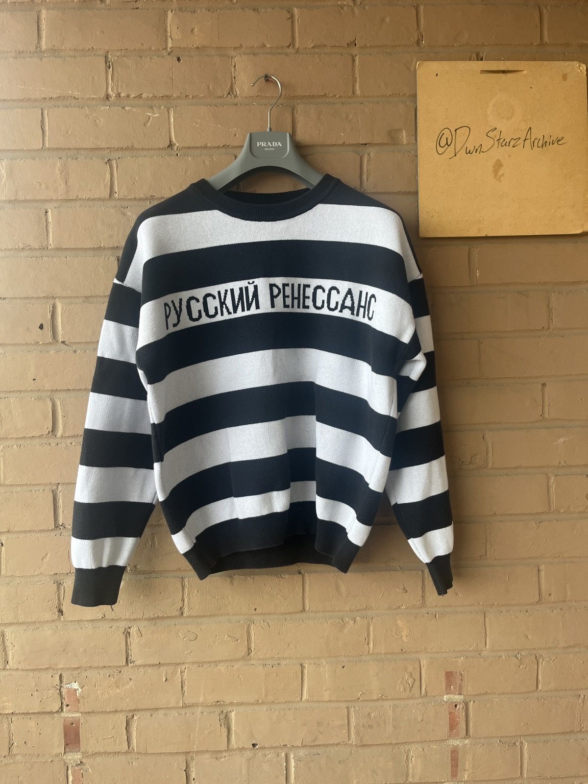 Gosha Rubchinskiy Gosha Striped “Russian Renaissance” Sweater Size US M / EU 48-50 / 2 - 9 Thumbnail