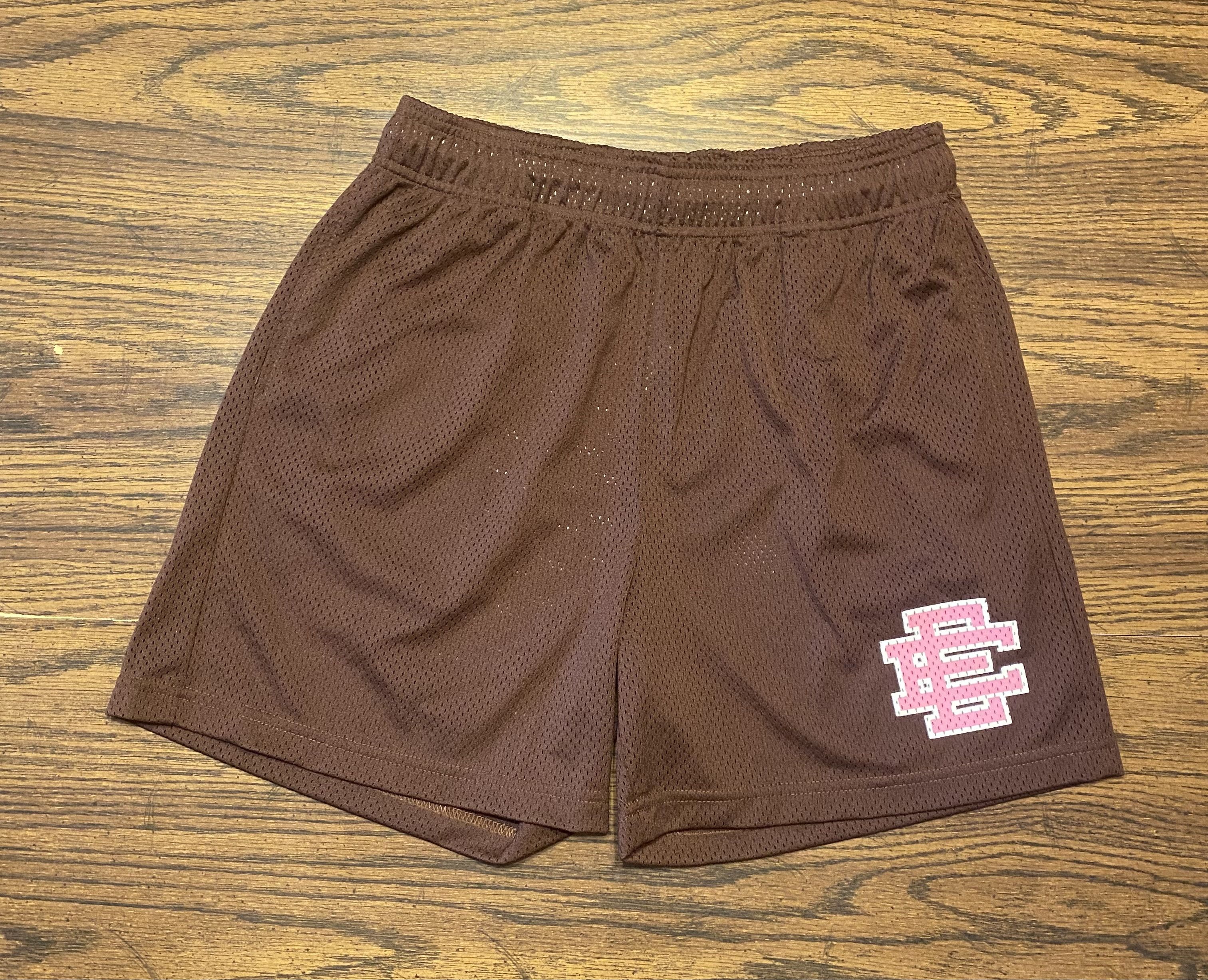 Eric Emanuel Eric Emanuel EE Short Dark Brown /Pink Bolt - Large