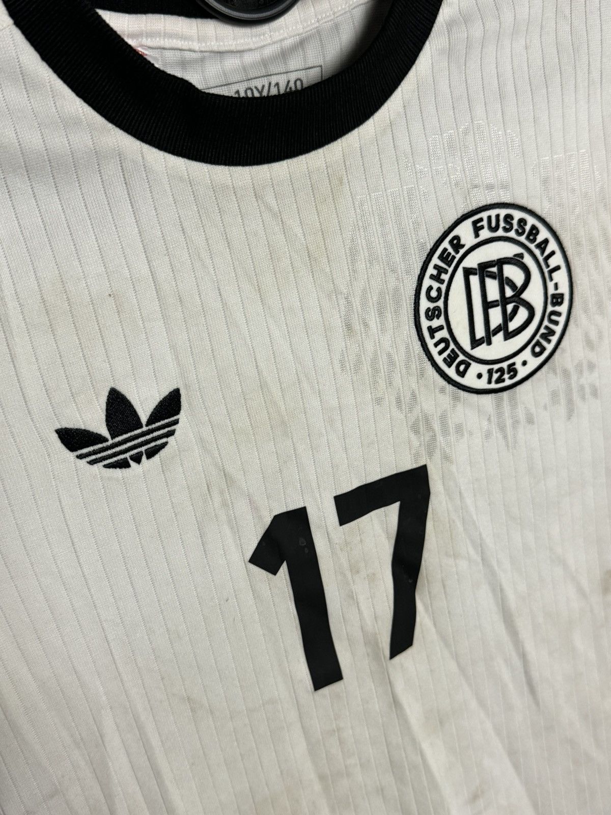 Adidas KIDS Germany Anniversary 125 Wirtz Football Jersey T-Shirt Size US XS / EU 42 / 0 - 4 Thumbnail