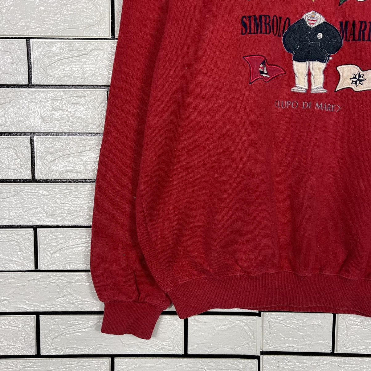 Vintage LUPO DI MARE Sina Cova Simbolo Marino Sweatshirt #3976-C181 Size US M / EU 48-50 / 2 - 6 Thumbnail