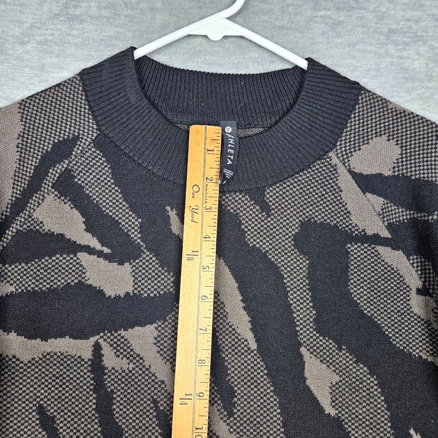 Athleta Athleta Pullover Casual Crew Neck Knit Sweater Size M Multicolor Button Raglan Sleeve Women's Modern All Seasons Knitwear Size M / US 6-8 / IT 42-44 - 5 Thumbnail