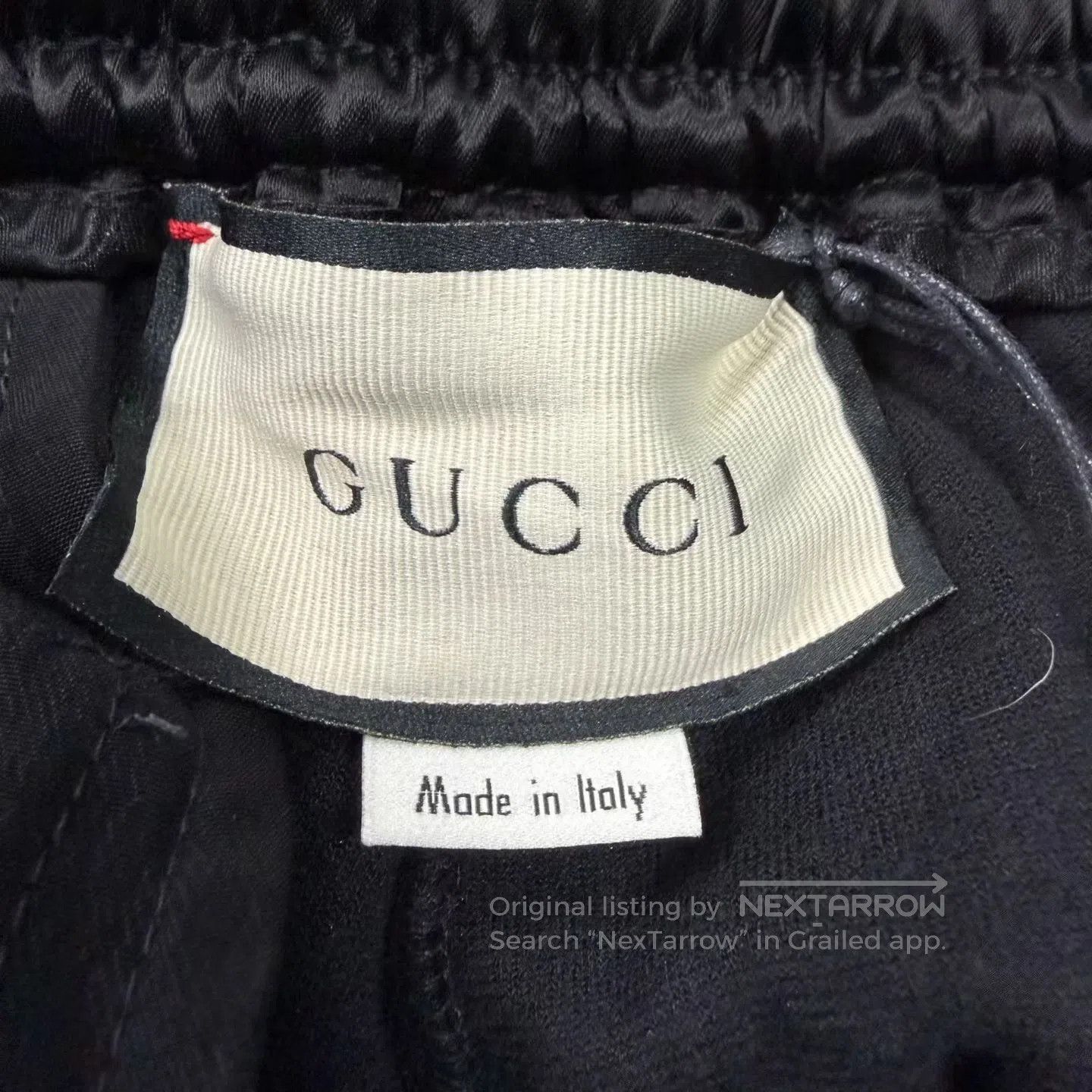 Gucci Guicci Black Velvet Trousers| Size 22" - 4 Thumbnail