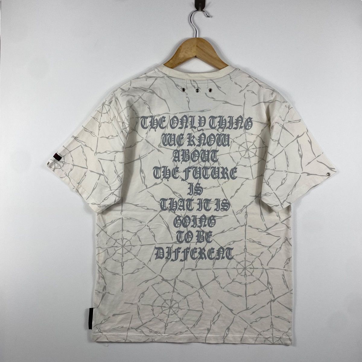 Japanese Brand × Seditionaries Vintage DIG DEEP Spider Web Full Print Graphic Punk Goth Tee Size US L / EU 52-54 / 3 - 5 Thumbnail