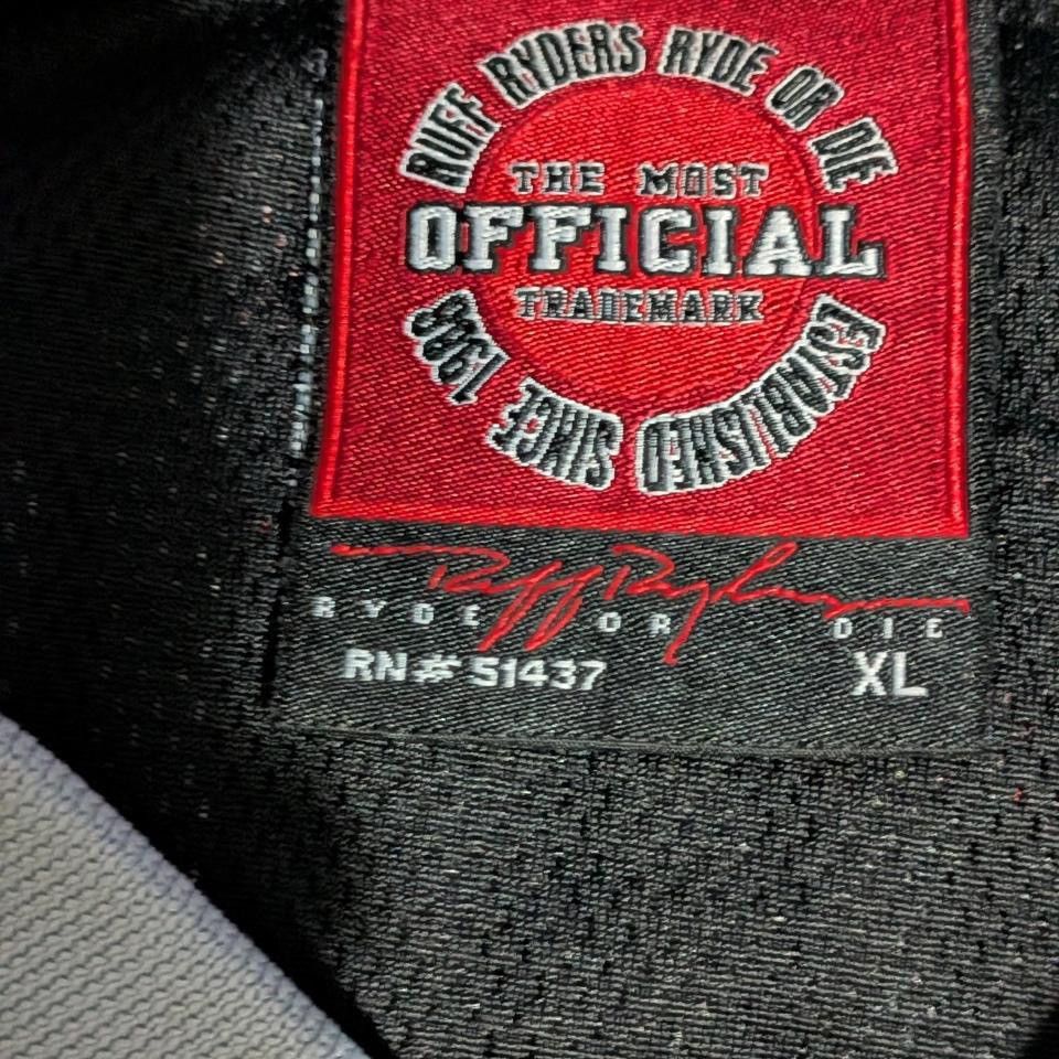 Ruff Ryders Vintage Y2K Dirty Denim Ruff Ryders DMX Hip Hop Tour Jersry Size US XL / EU 56 / 4 - 5 Thumbnail
