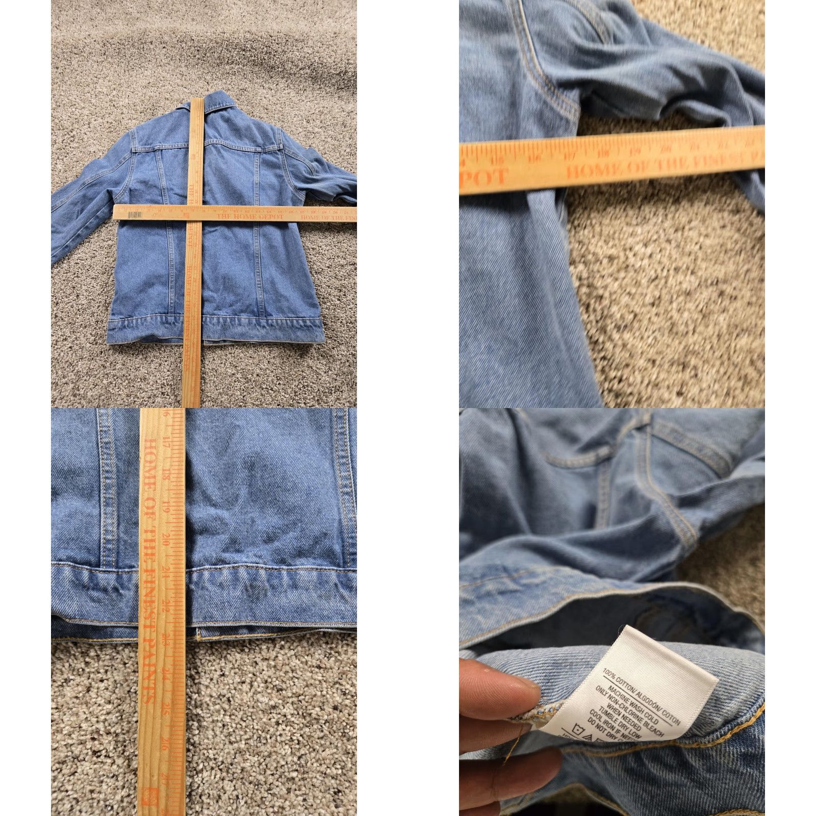 Hudson Hudson Los Angeles Jacket Womens S/M Blue Denim Collared Pockets Button Size S / US 4 / IT 40 - 8 Thumbnail