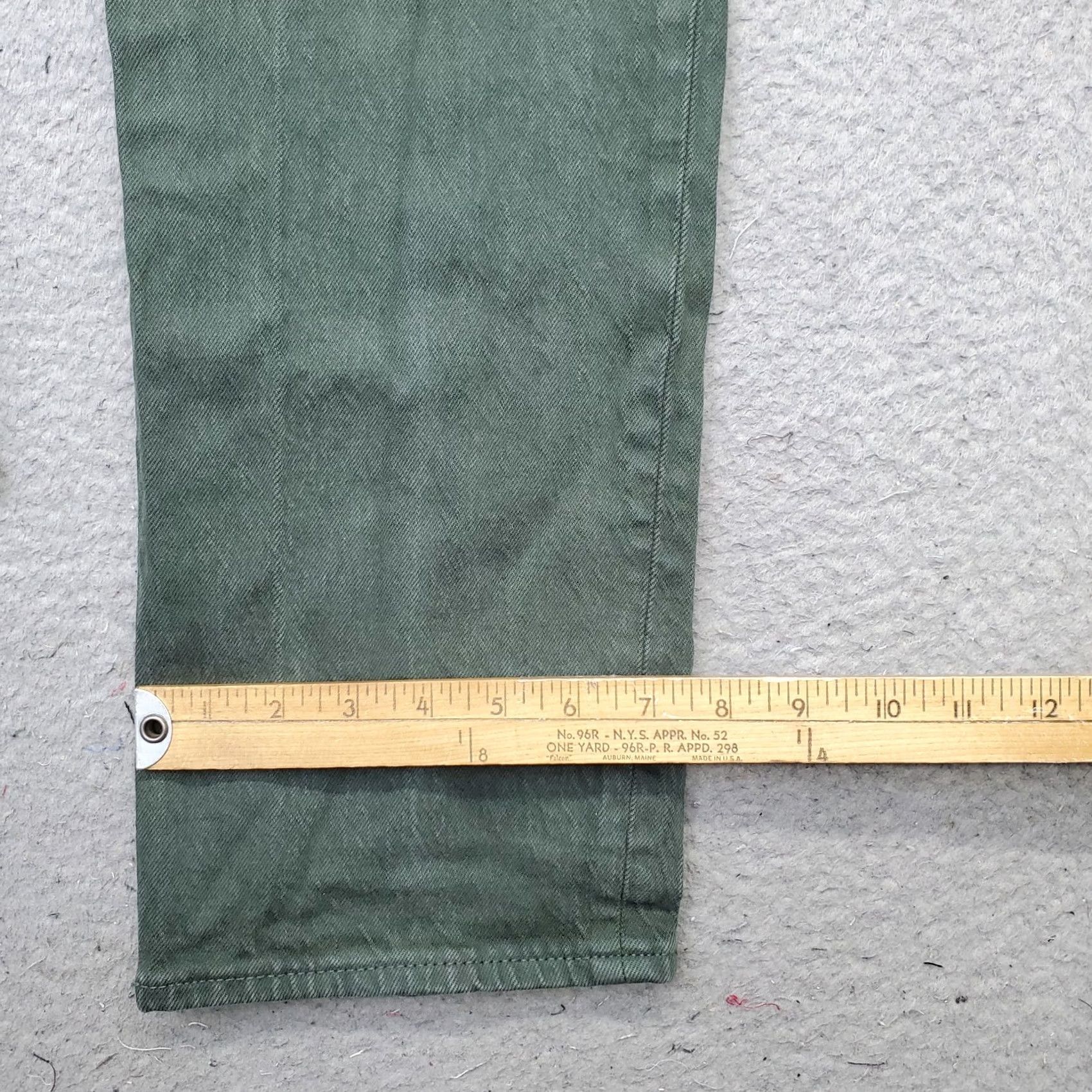 Abercrombie & Fitch Abercrombie & Fitch The 90s Straight Jeans Womens 6R Green Denim Ultra High Rise Jeans Womens 6 Green 90s Vintage? Size 28" / US 6 / IT 42 - 5 Thumbnail