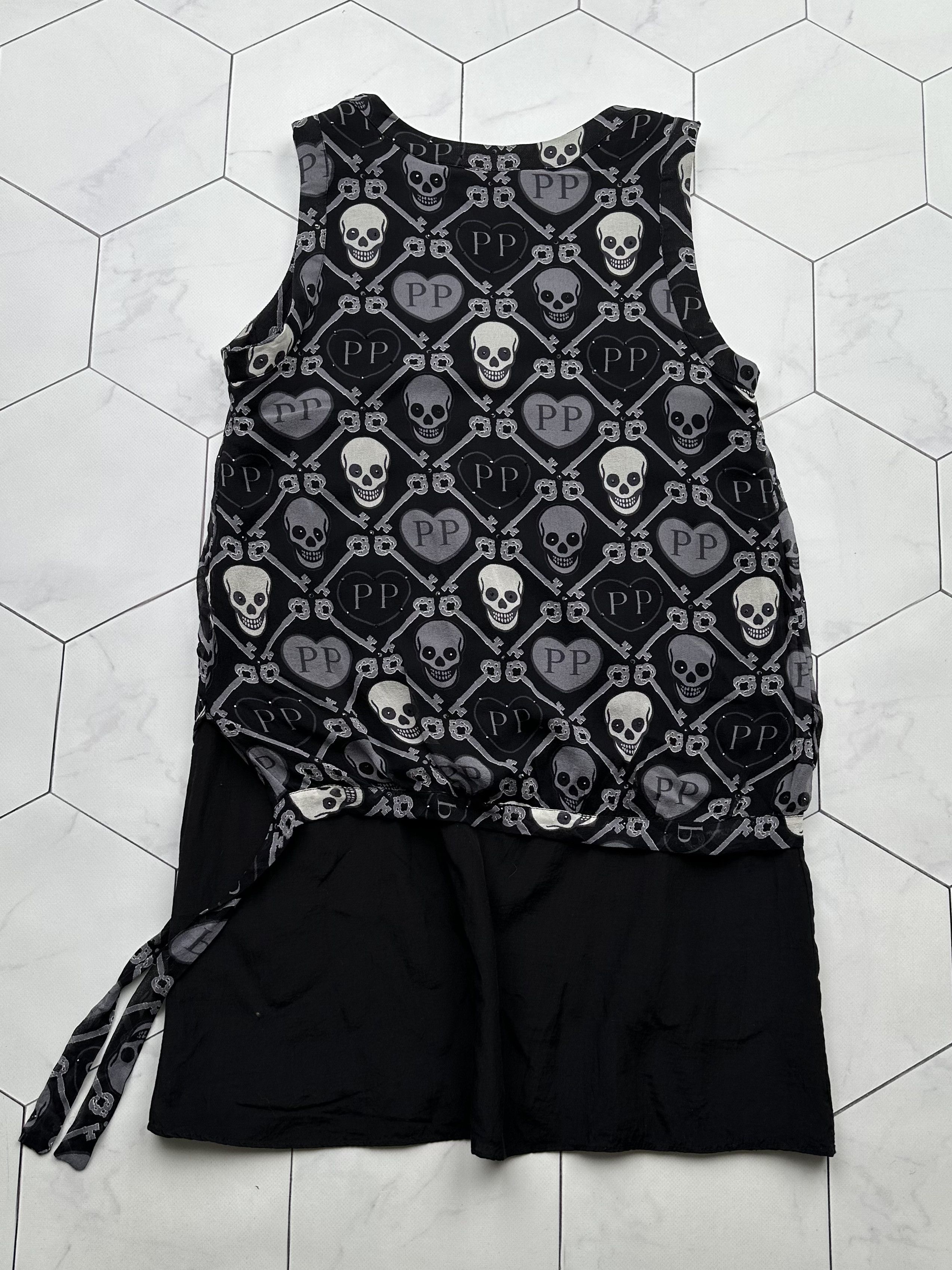Philipp Plein Philipp Plein Vintage Printed Silk Dress (B142) Size S / US 4 / IT 40 - 6 Thumbnail