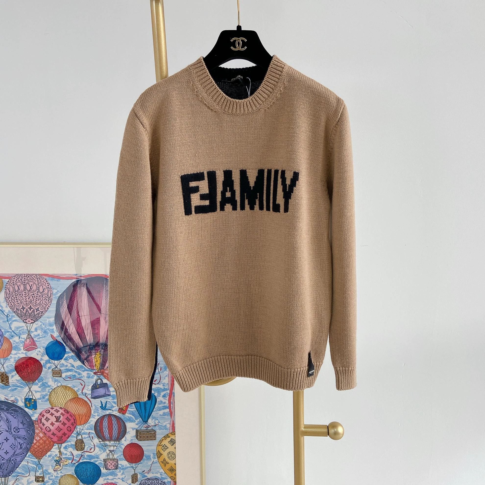 Fendi Fendi colorblocked knit pullover Size US S / EU 44-46 / 1 - 3 Thumbnail