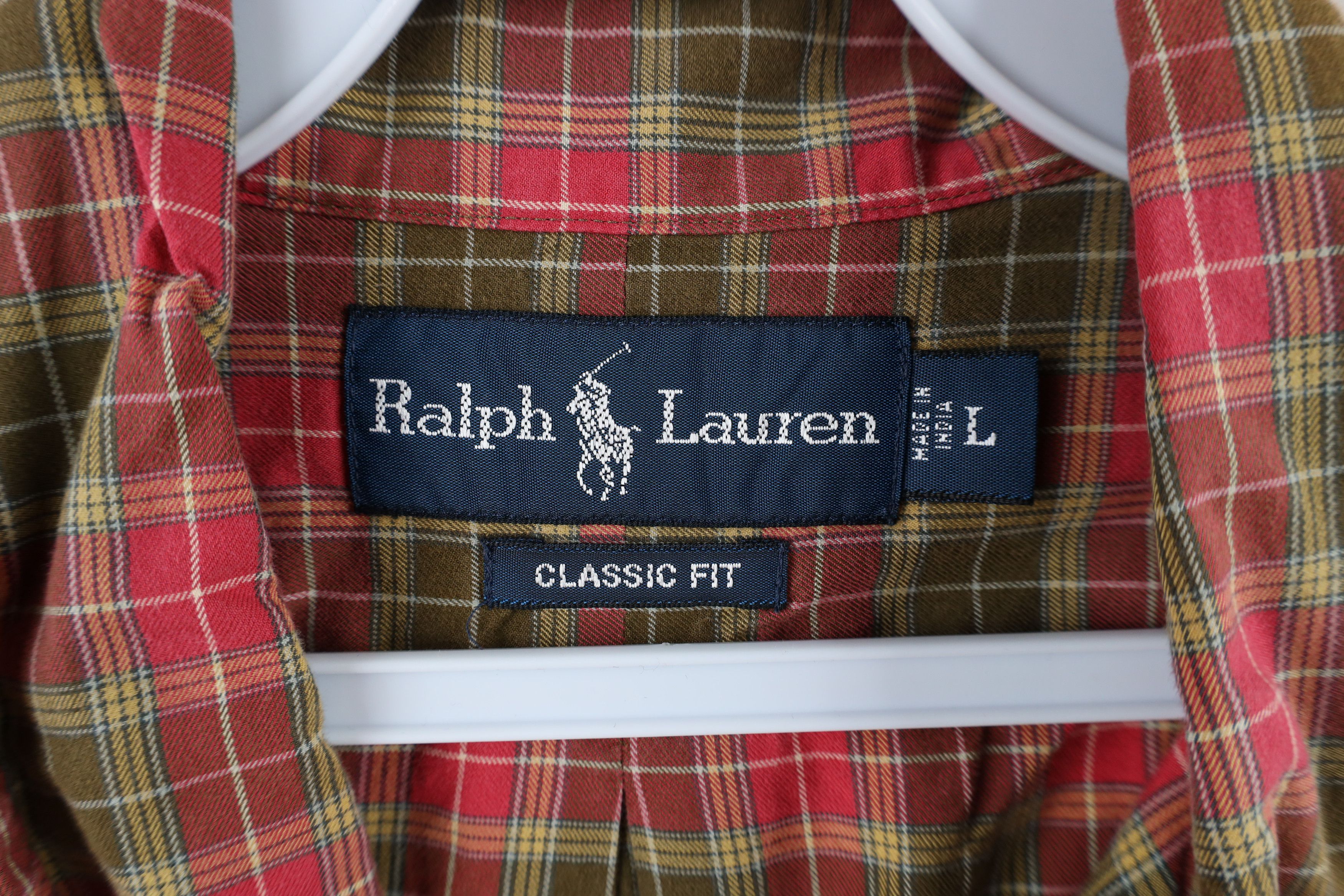 Ralph Lauren Vintage 90s Ralph Lauren Faded Collared Button Down Shirt Size US L / EU 52-54 / 3 - 5 Thumbnail