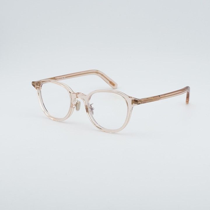 Tom Ford Tom Ford FT5857-D-B 072 Eyeglasses Brown 48mm Square Frame Size ONE SIZE - 6 Thumbnail