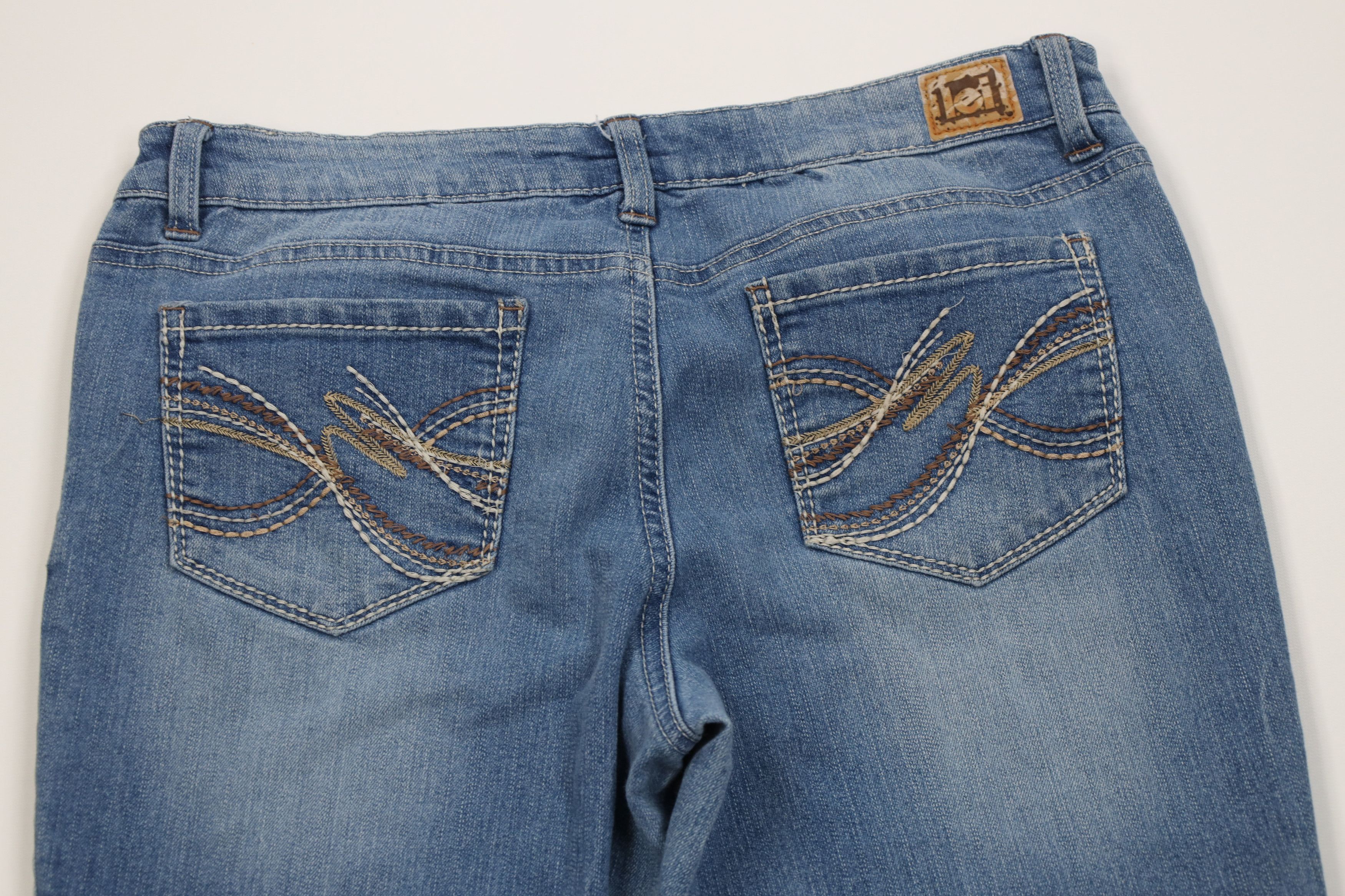 Vintage Vintage Y2K LEI Low Rise Ashley Bootcut Flared Denim Jeans Size 32" / US 10 / IT 46 - 9 Thumbnail