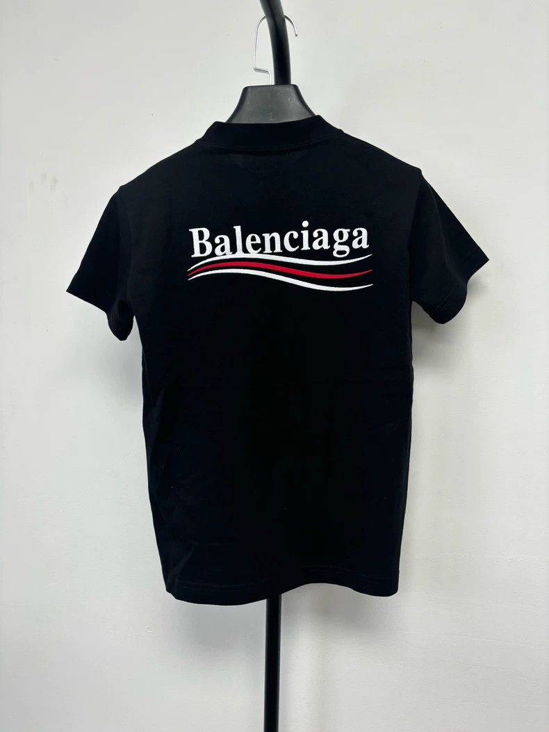 Balenciaga Balenciaga Monogrammed Logo printed short sleeve regular T Size S / US 4 / IT 40 - 2 Thumbnail