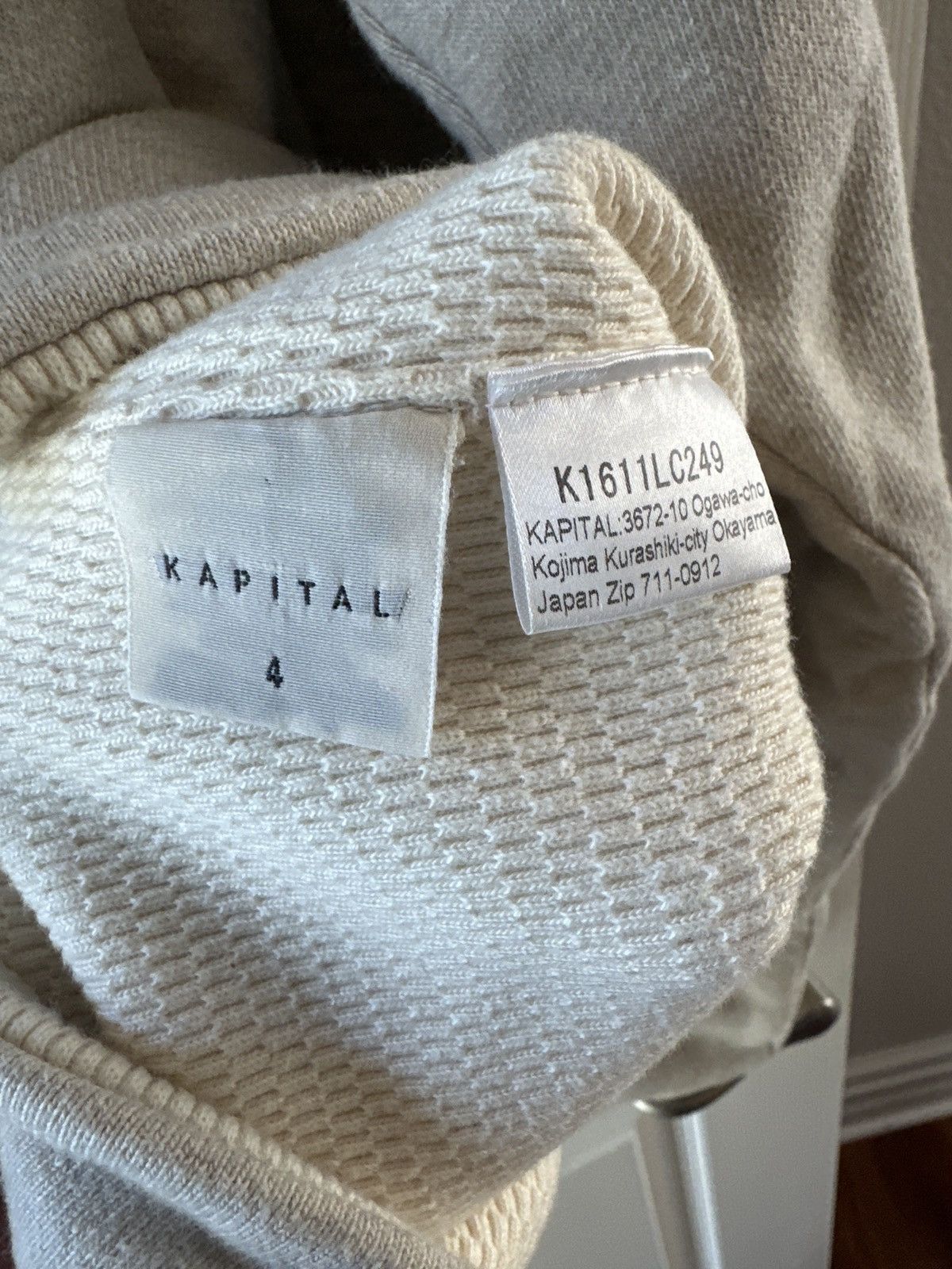 Kapital Kapital waffle knit turtleneck Size US XL / EU 56 / 4 - 5 Thumbnail