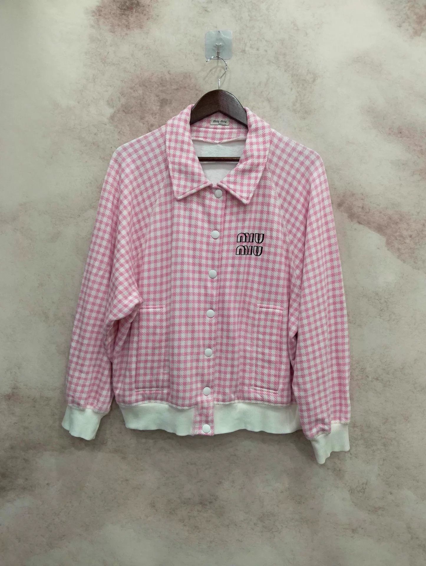 Miu Miu MIU MIU Checkered Collared Shirt-Jacket M Size M / US 6-8 / IT 42-44 - 1 Thumbnail