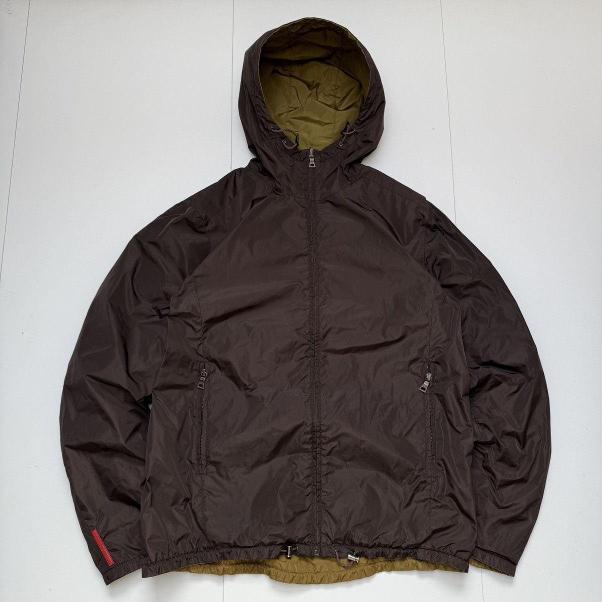 Prada Vintage prada red tab reversible gorpcore nylon jacket Size US L / EU 52-54 / 3 - 1 Thumbnail