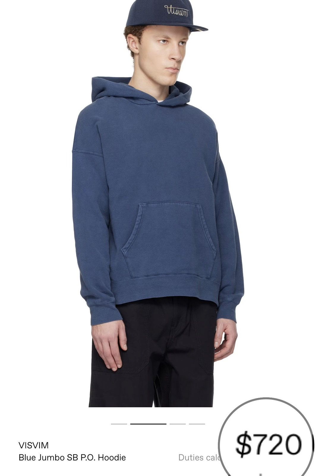 Visvim Visvim 20 ICT Jumbo Hoodie P.O. N.D. indigo Size US M / EU 48-50 / 2 - 4 Thumbnail