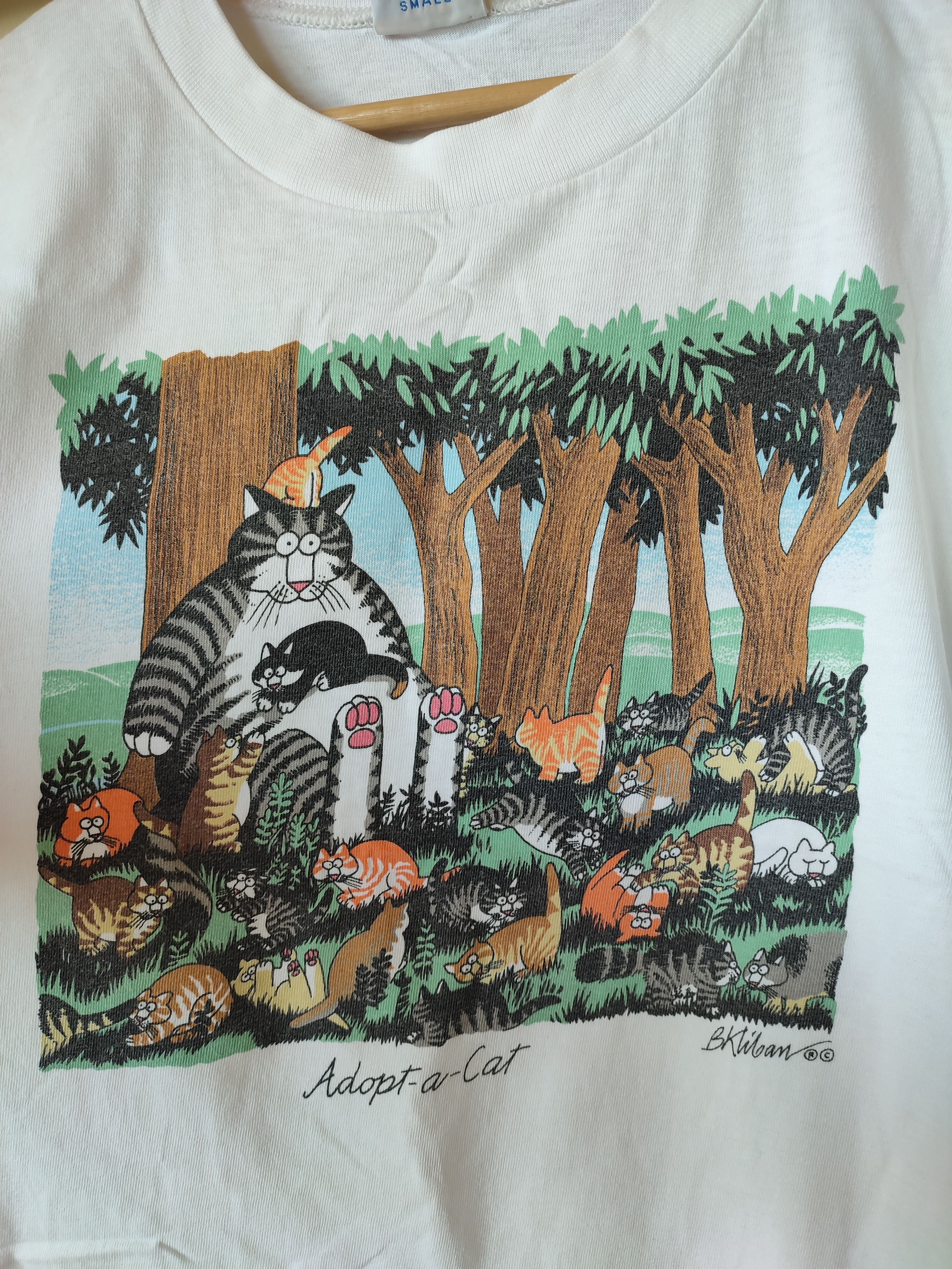 Vintage CRAZY SHIRT FAT CAT VINTAGE TEE Size US S / EU 44-46 / 1 - 10 Thumbnail