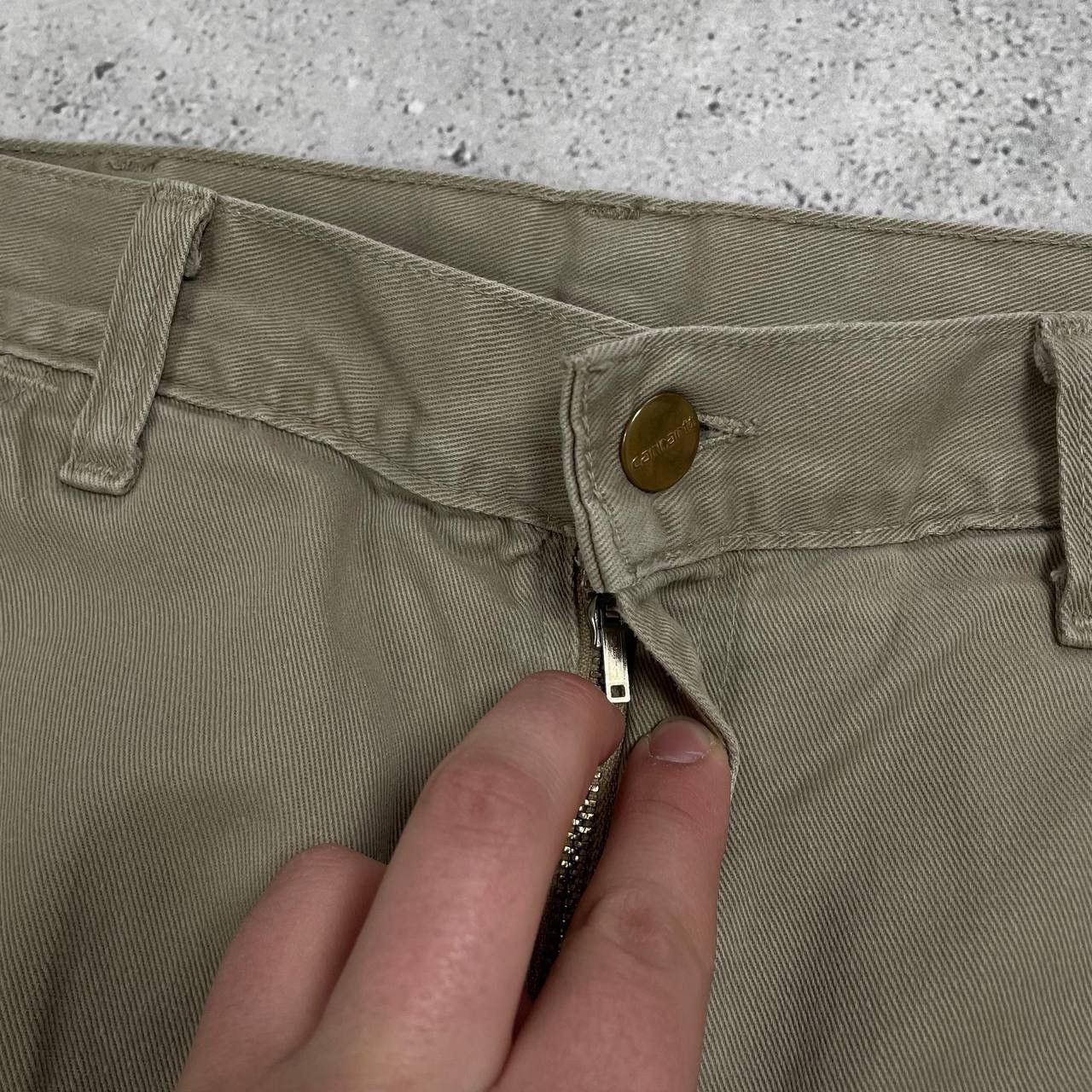 Carhartt × Vintage Vintage 90 Carhartt Carpenter Work Pants Made In USA W32 L28 Size US 32 / EU 48 - 5 Thumbnail