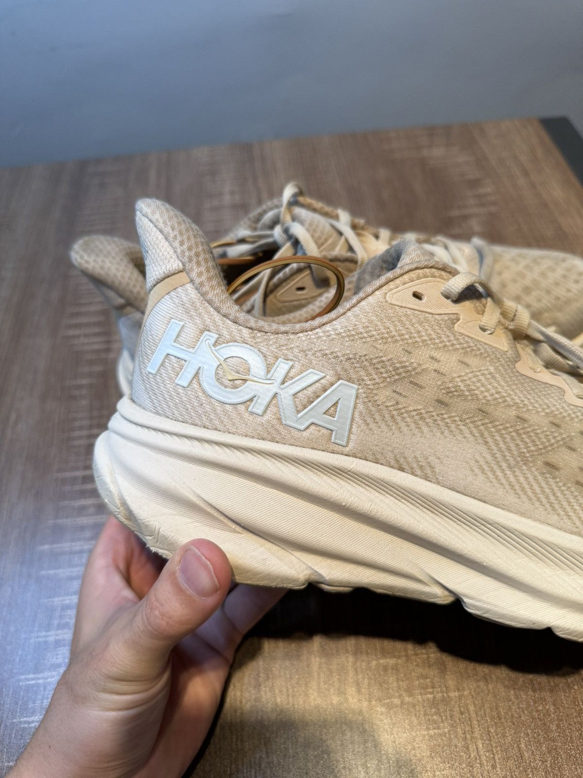 Hoka Hoka Clifton 9 Sneakers Women’s Size 11 B Eggnog Beige Ivory Size US 11 / IT 41 - 7 Thumbnail