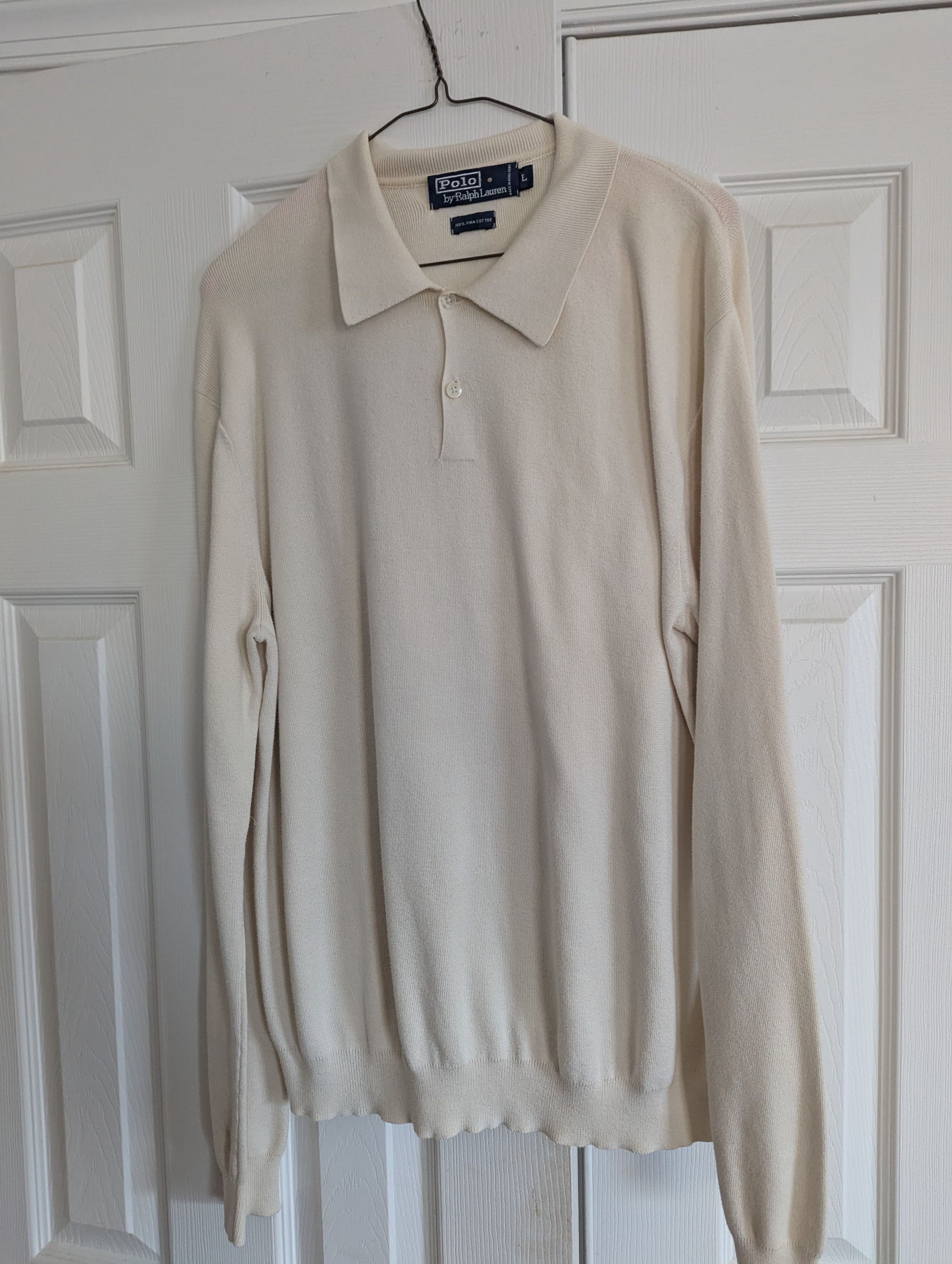 Polo Ralph Lauren Vintage Puma Cotton Sweater Shirt Size US L / EU 52-54 / 3 - 1 Thumbnail