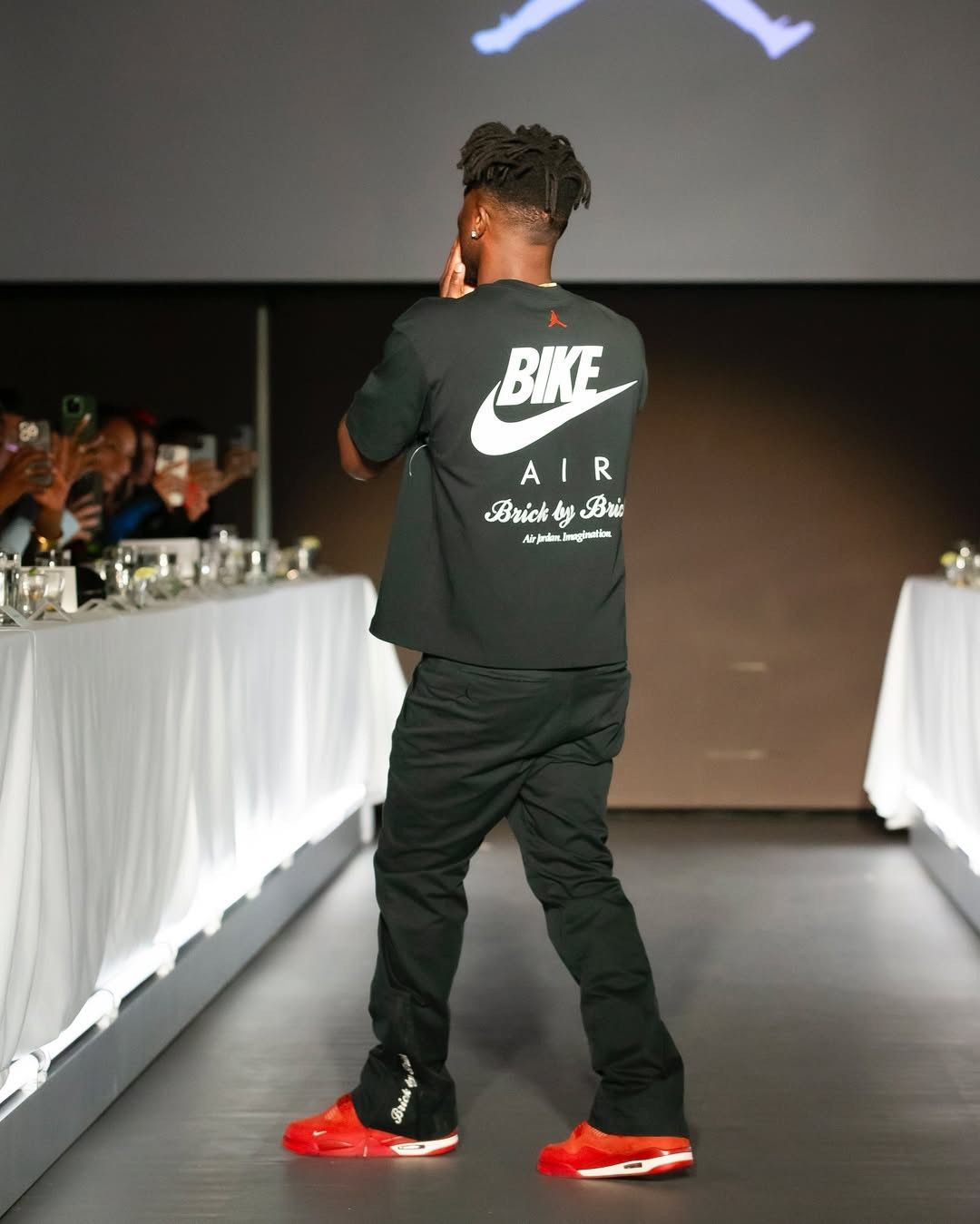 Jordan Brand x NIGEL SYLVESTER BRICK BY BRICK SHORT SLEEVE T-SHIRT Size US XL / EU 56 / 4 - 3 Thumbnail