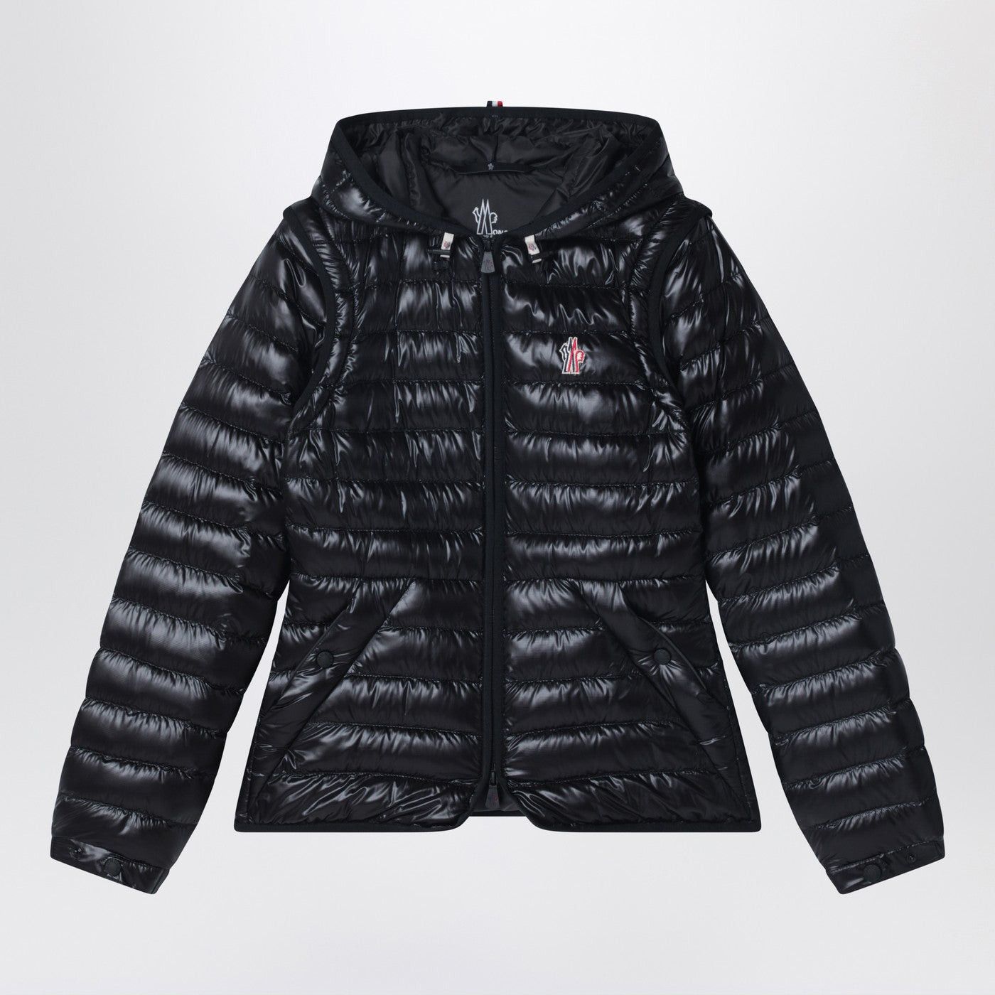 Moncler Grenoble Moncler Grenoble Karura Short Transformable Down Jacket Black Size L / US 10 / IT 46 - 1 Thumbnail