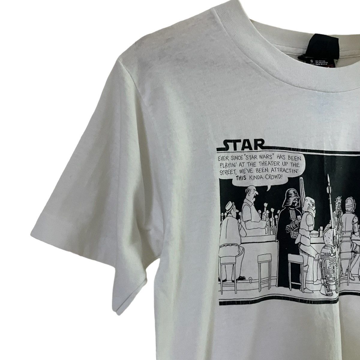 Star Wars × Vintage Vintage 90’s Scene Start Wars Fruit Of The Loom Size US S / EU 44-46 / 1 - 3 Thumbnail