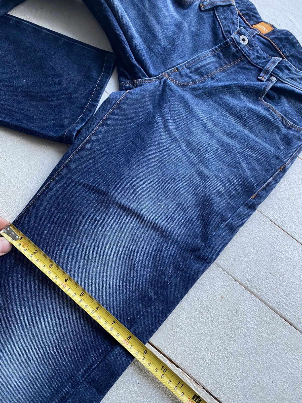 Hugo Boss 00s Y2K Hugo Boss Orange 63 Slim Fit Denim Jeans W31 L31 Size US 31 - 19 Thumbnail