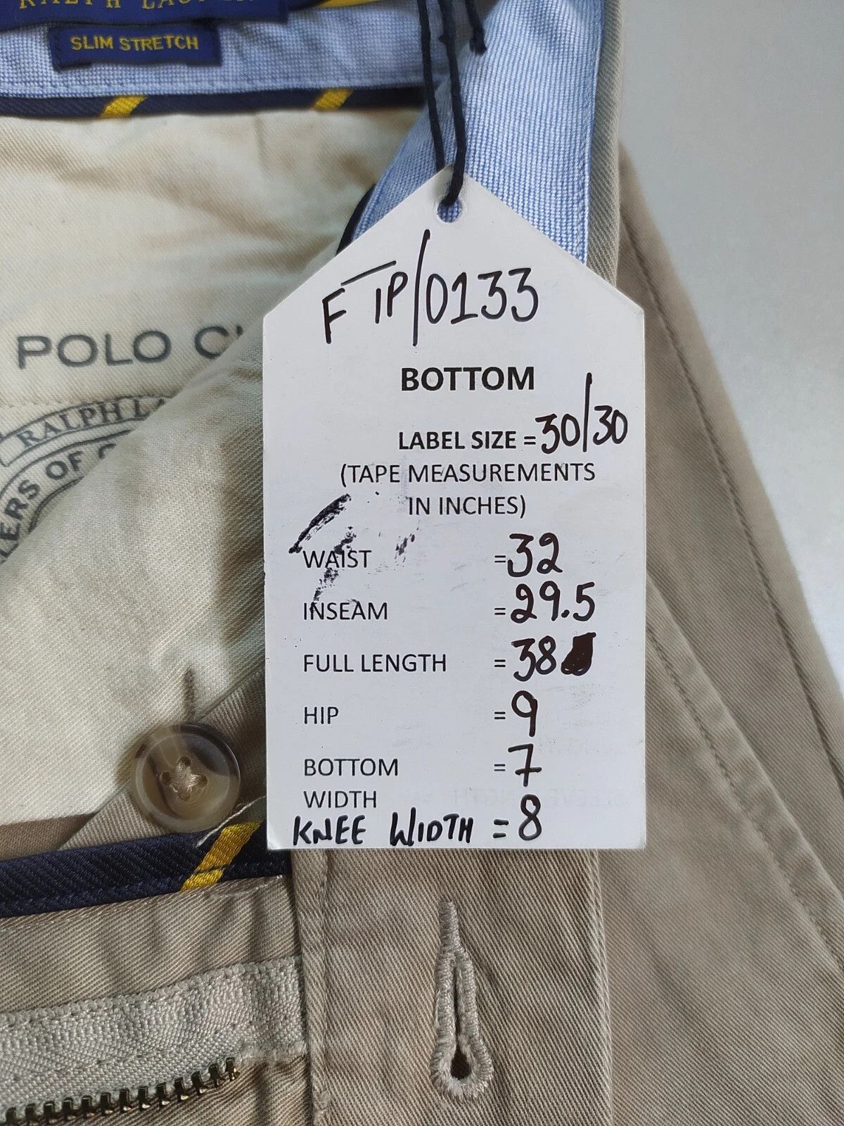 Polo Ralph Lauren Polo Ralph Lauren Slim Stretch Fit Chino Trouser FTP 0133 Size US 30 / EU 46 - 6 Thumbnail