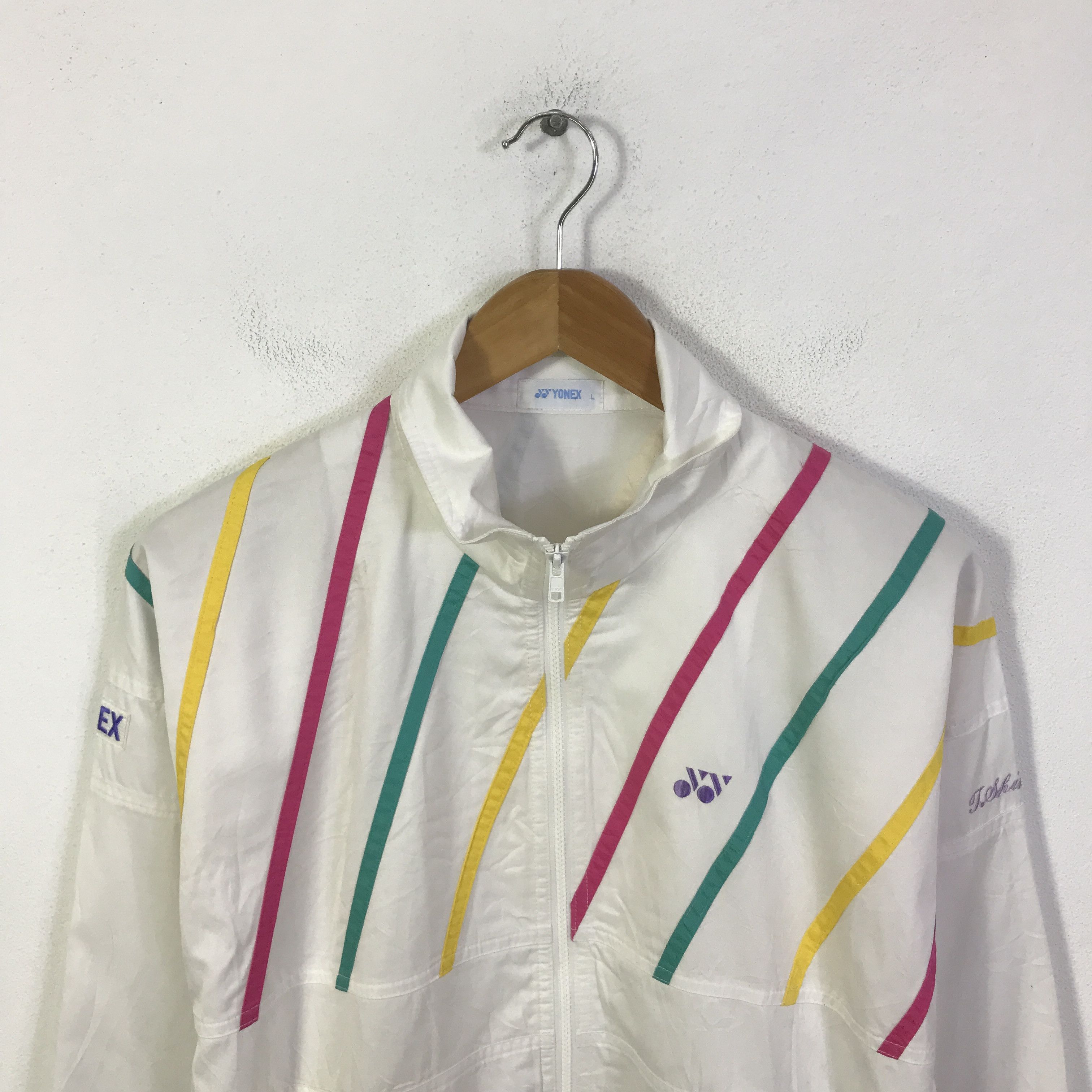 Japanese Brand Vintage Yonex Sportwear zipper jacket K101B9 Size US M / EU 48-50 / 2 - 2 Thumbnail