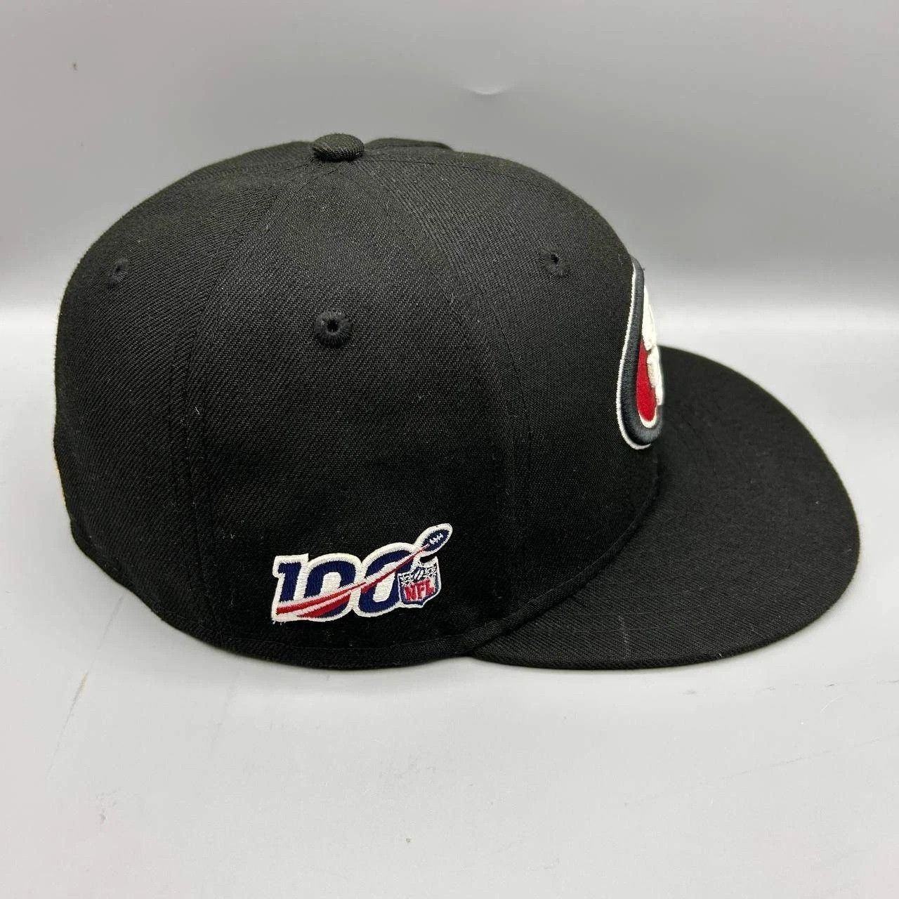 New Era San Francisco 49ers Hat Men 7 1/4 Black NFL Fitted Cap Size ONE SIZE - 4 Thumbnail