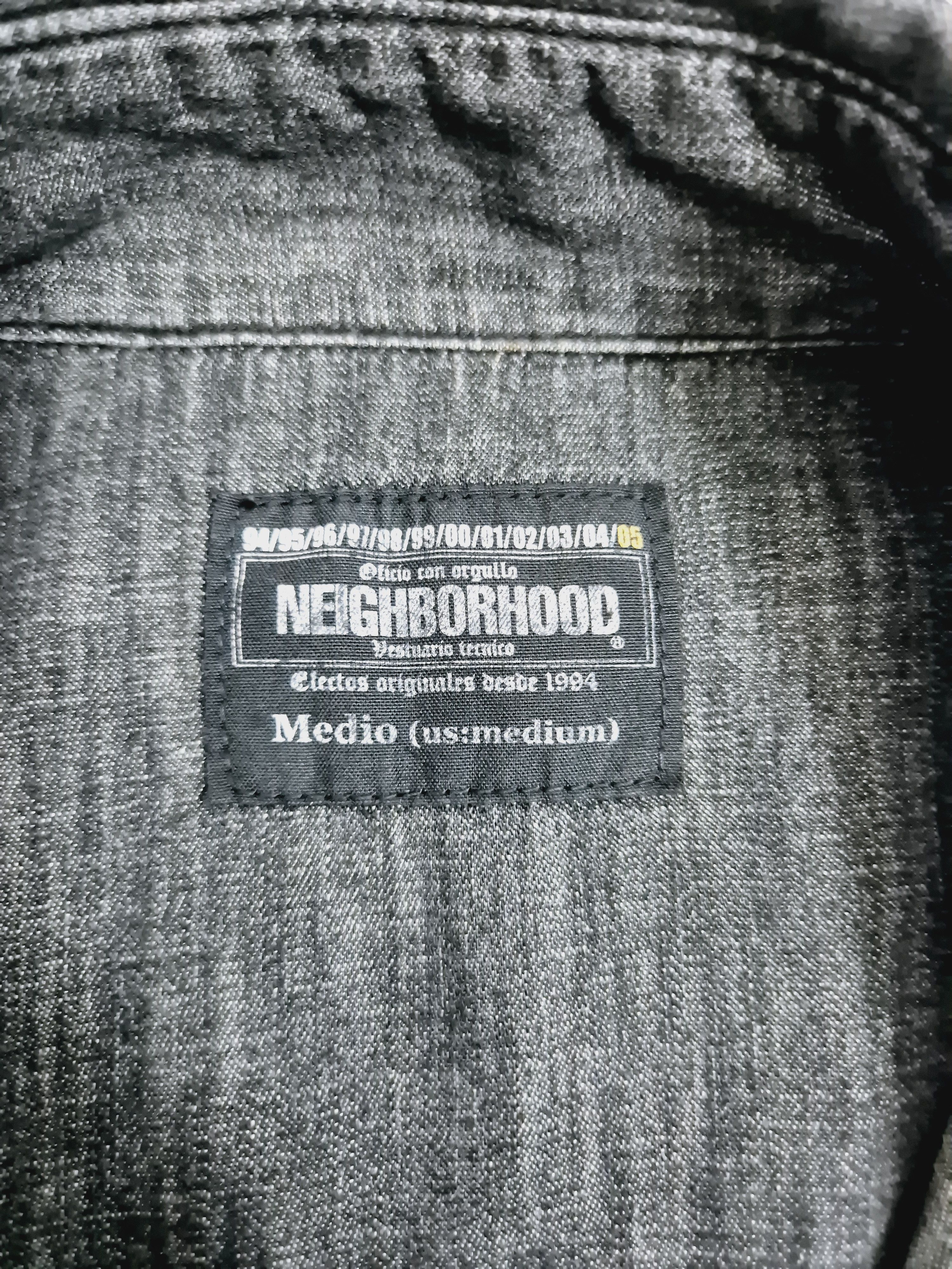 Neighborhood 2005 Neighborhood Distressed Denim Shirt Size US M / EU 48-50 / 2 - 8 Thumbnail