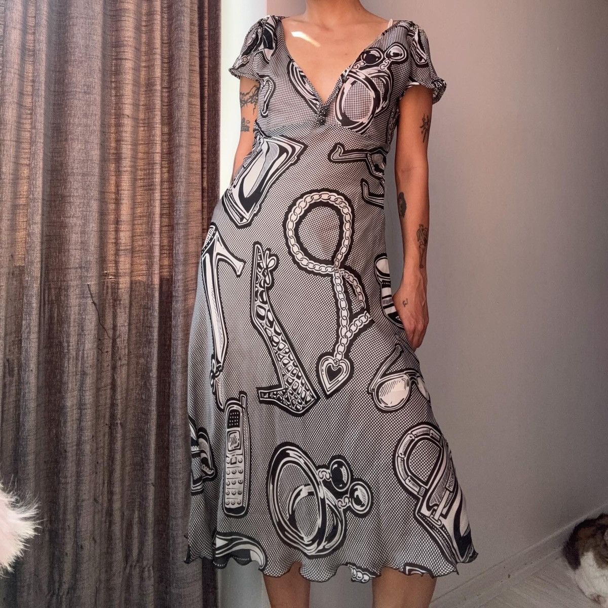 Moschino Moschino silk dress Size M / US 6-8 / IT 42-44 - 1 Thumbnail