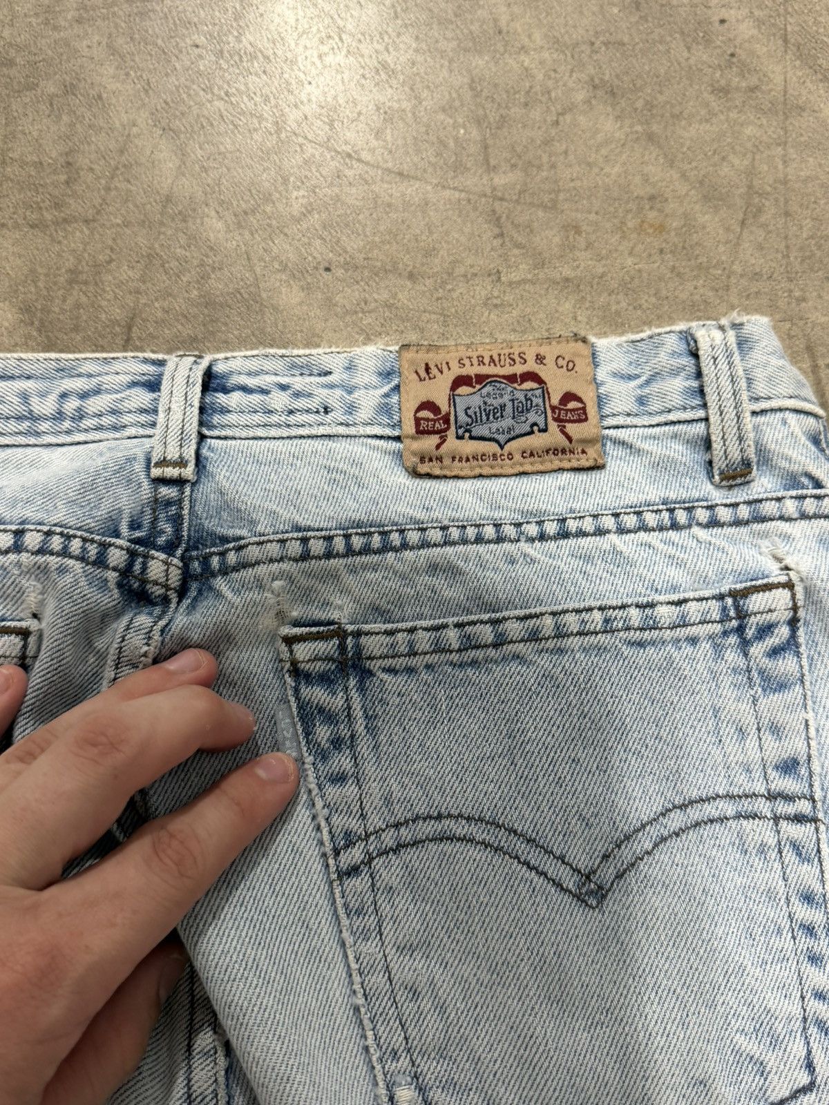 Levi's Rare 80s Vintage Levis SilverTabs Jeans 31x32 Size US 31 - 3 Thumbnail