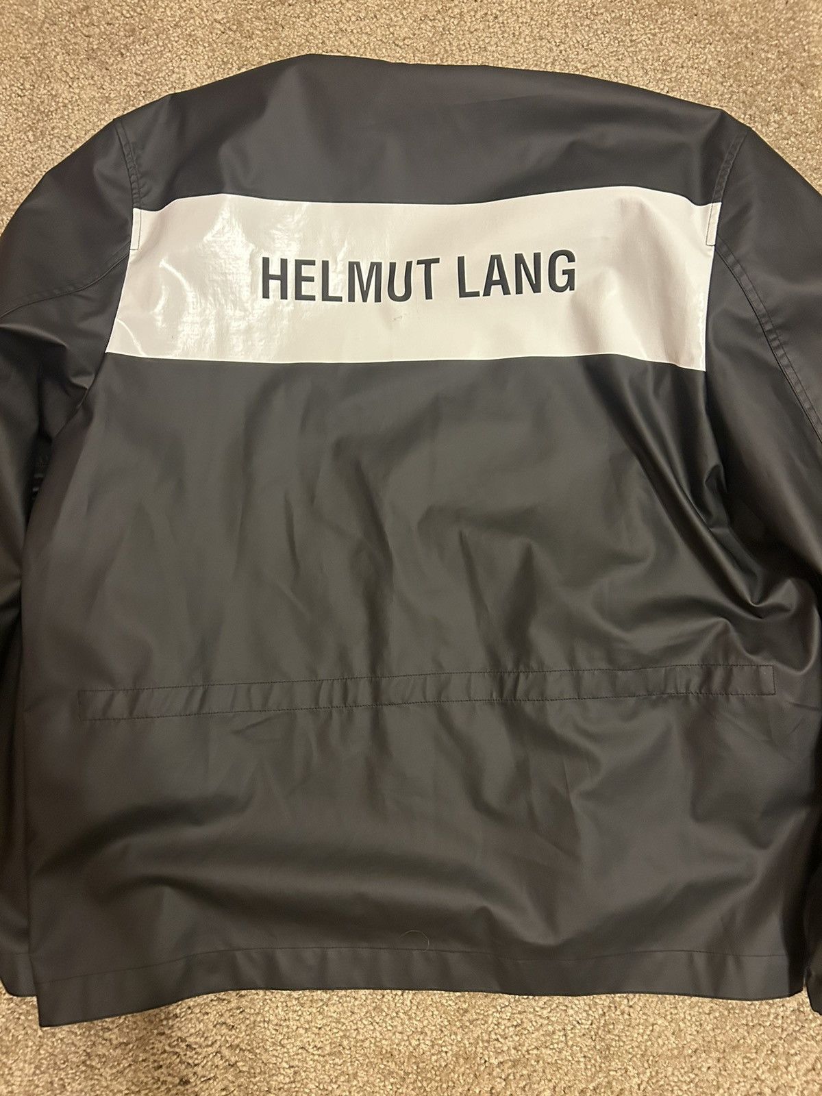 Helmut Lang Helmut Lang Button Rain Coat Size US XL / EU 56 / 4 - 4 Thumbnail