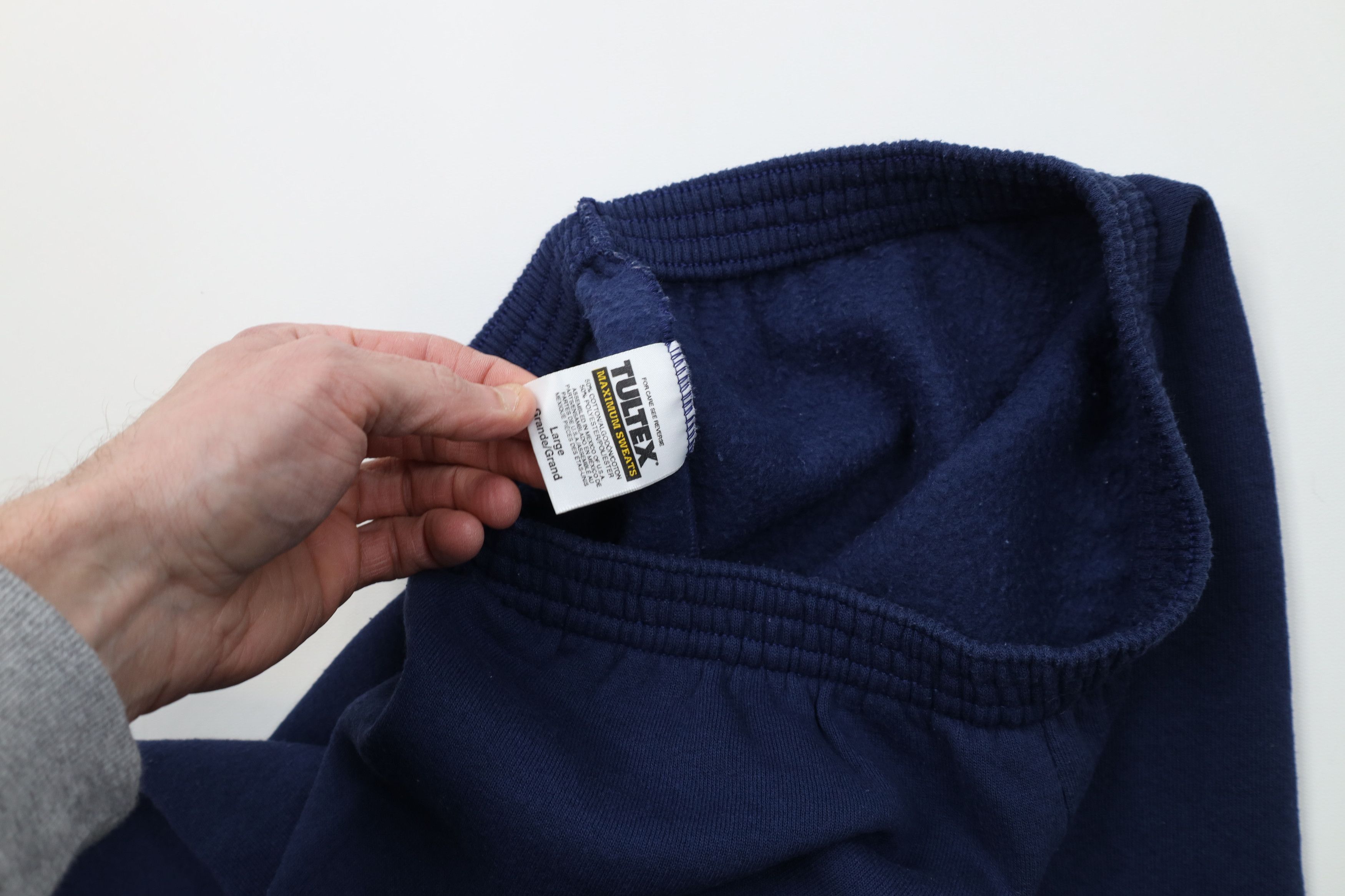 Vintage Vintage 90s Streetwear Sweatpants Joggers Pants Navy Blue Size 26" / US 2 / IT 38 - 10 Thumbnail