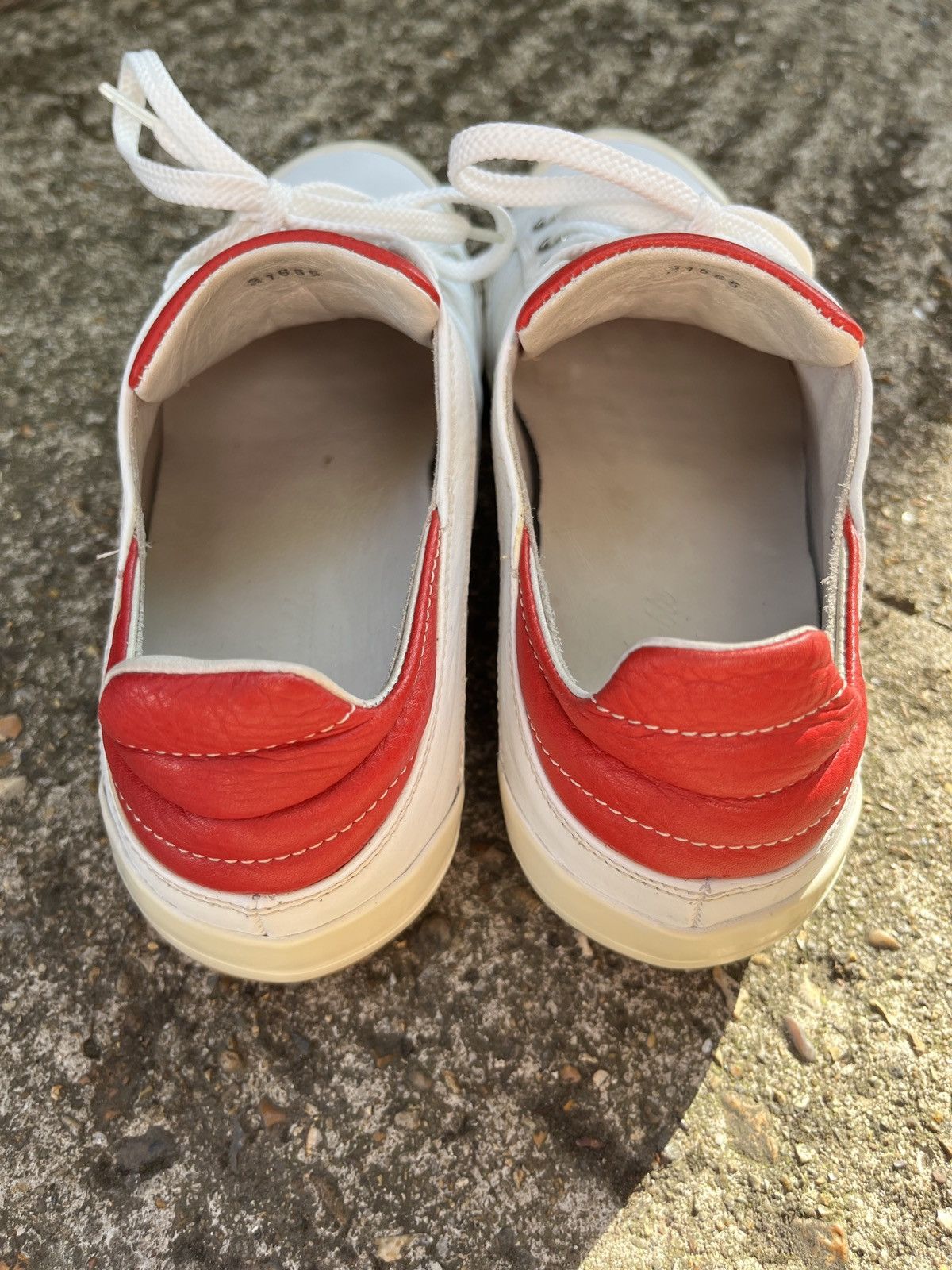Faconnable Faconnable Made in Italy White Red Sneakers EU 40 UK 8 Size US 8 / EU 41 - 5 Thumbnail
