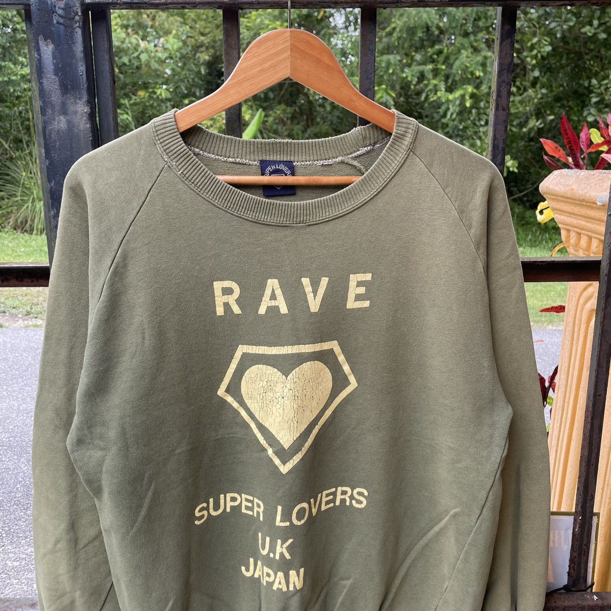 🔥Vintage Super Lovers Big Logo Sun Faded Distress Sweatshirt